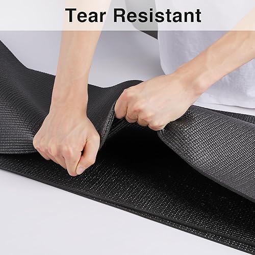 Miniatura 6 de PABUSIOR Revestimientos de espuma negra para estanterías 12 pulgadas x 16 pies antideslizante para caja de herramientas - 0.197 in de grosor fácil