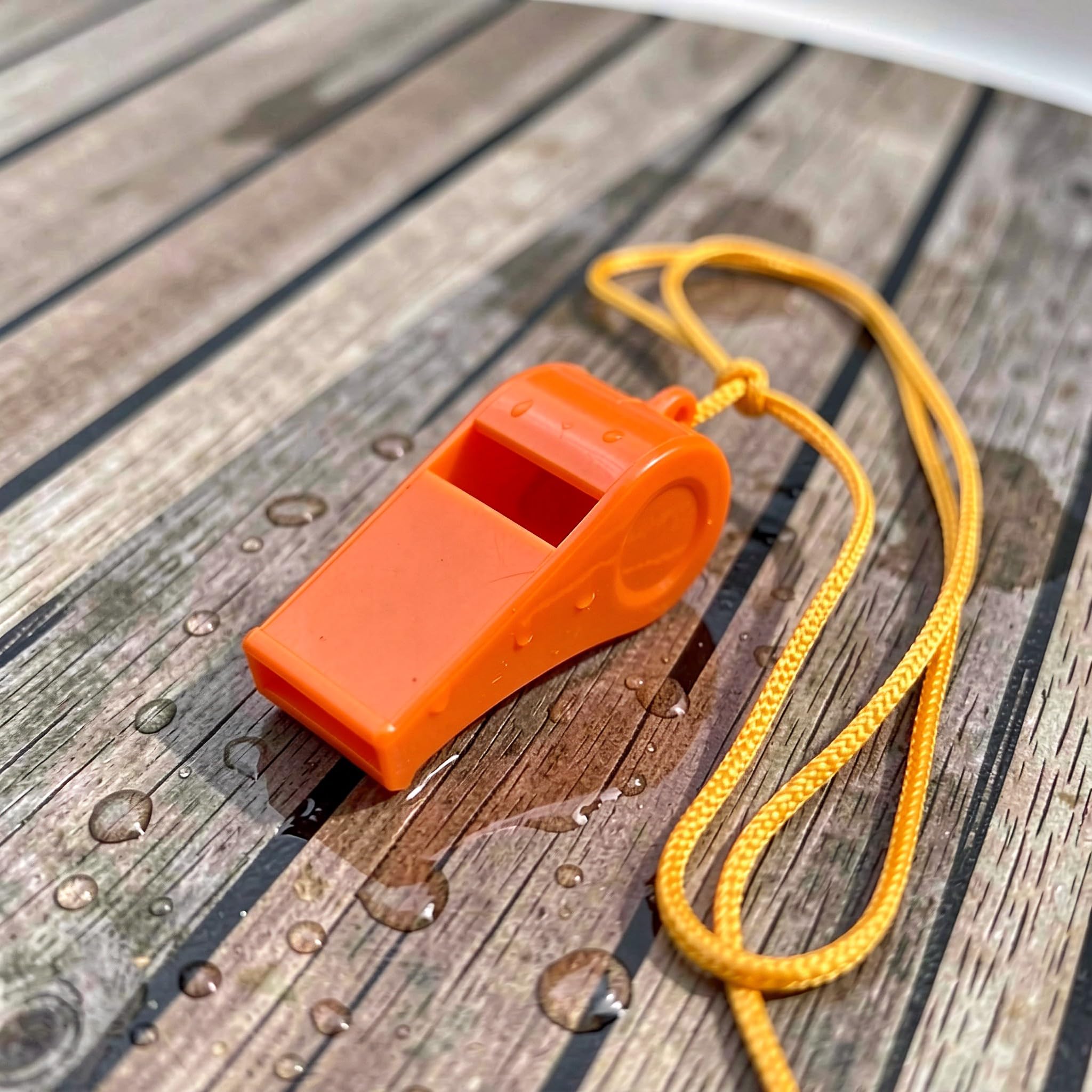 Lurrose 36 fischietti Sportivi in ​​plastica con Cordino, Fischietto di | Fischietto per allenamento, arbitro di pallacanestro, accessori per il soccorso in escursionismo, attrezzatura di