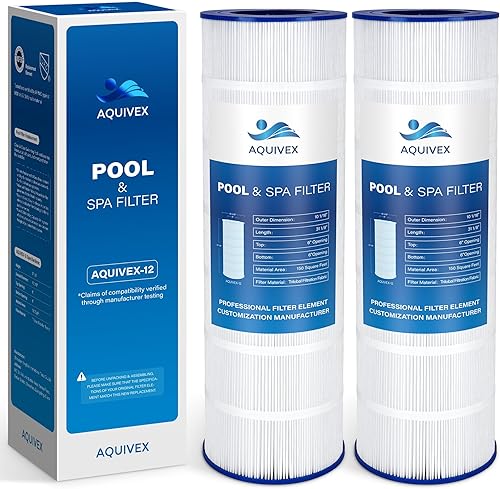 Cartucho de filtro de piscina CC150, compatible con Pentair Clean & Clear 150, CCRP150, R173216, Pentair 160317, Philter 10150, Pleatco PAP150-4,