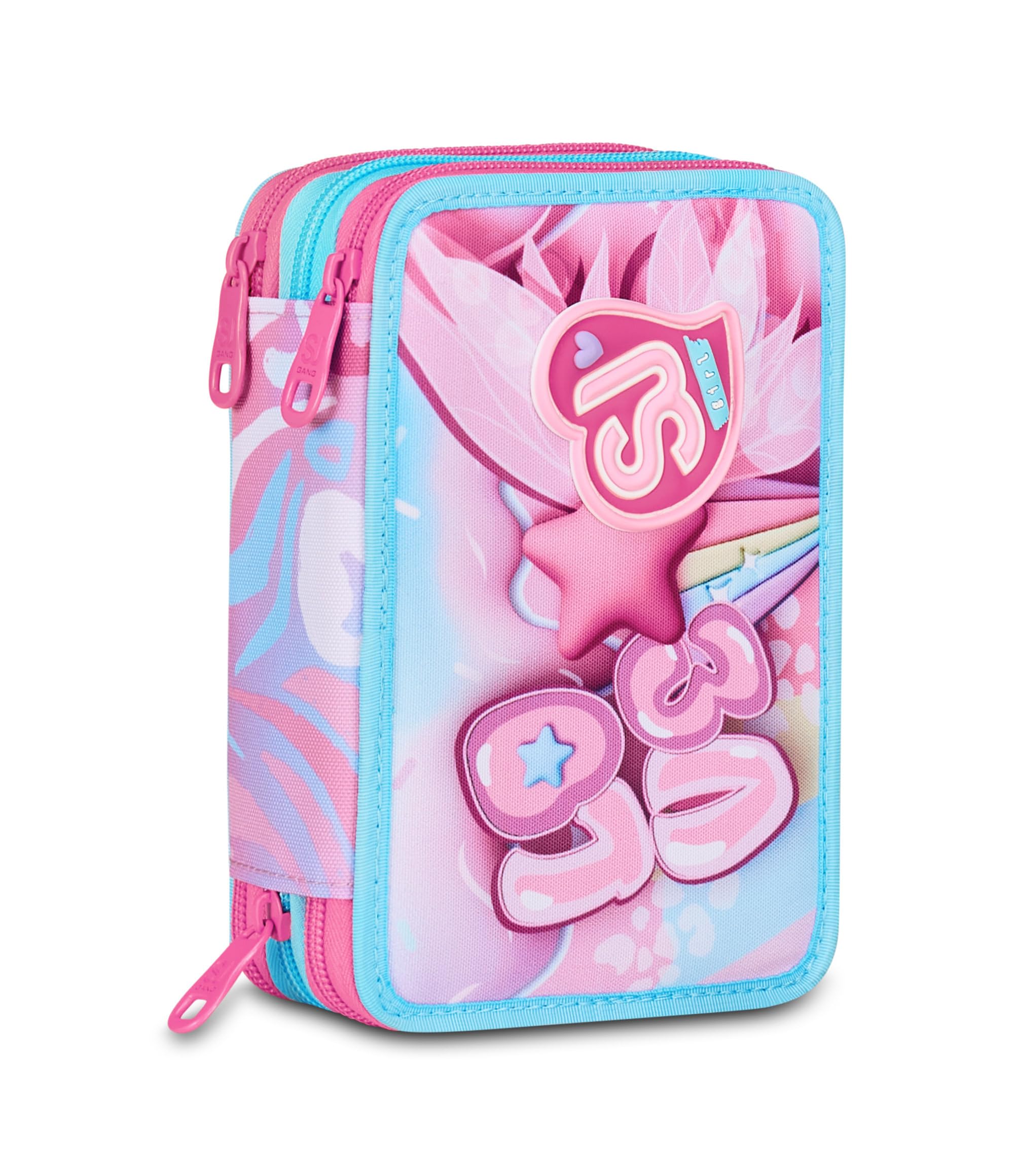 SJ Gang Style Jam Gang Advanced School Backpack, Pink, Unicorn Led, Double Compartment Backpack With PC Or Tablet Pocket, Bottle Holder And Organizer, Elementary School Backpack, Girl Backpack - View #3