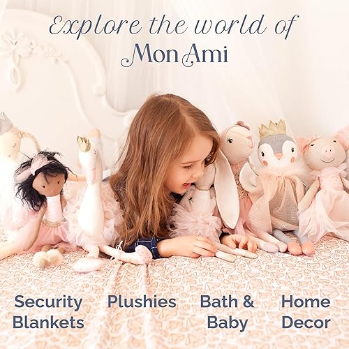 Miniatura 9 de MON AMI Blu The Triceratops - Peluche suave de 16 pulgadas para abrazar, coleccionar y regalar, juguete de dinosaurio para guardería y sala de