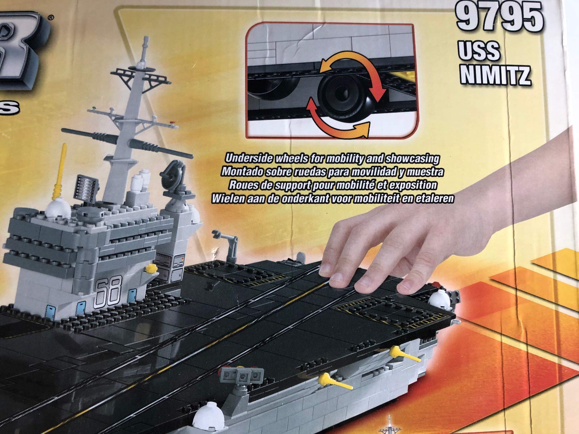 mega bloks probuilder aircraft carrier