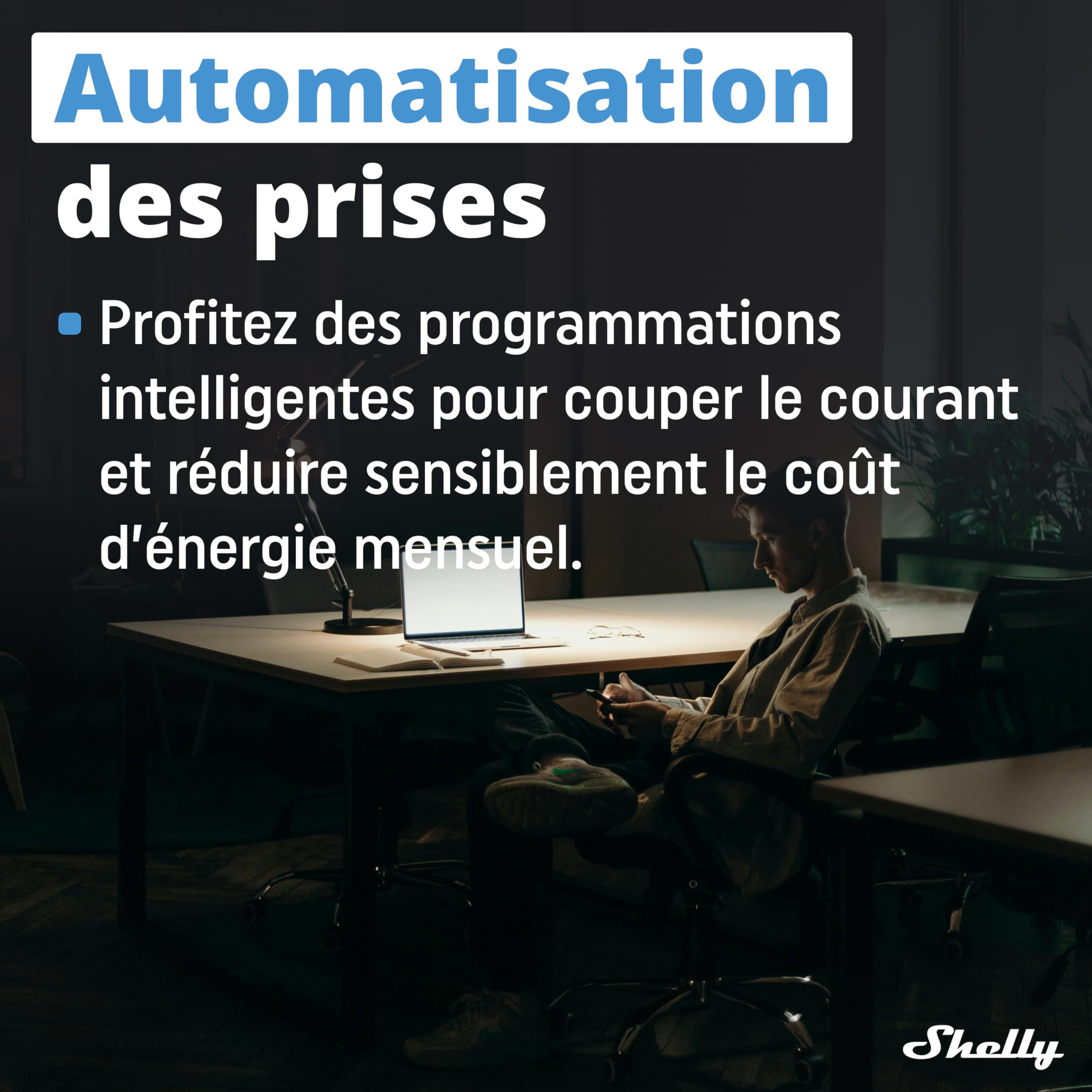 Shelly Qubino Wave Pro 2 Interrupteur connecté Z-Wave 2 canaux 25 A Contacts secs Montage rail DIN