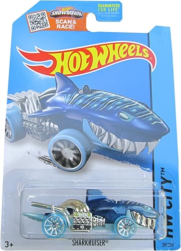 Hot Wheels 2014 HW City Street Beasts Sharkruiser (Shark Car) 39250, azul