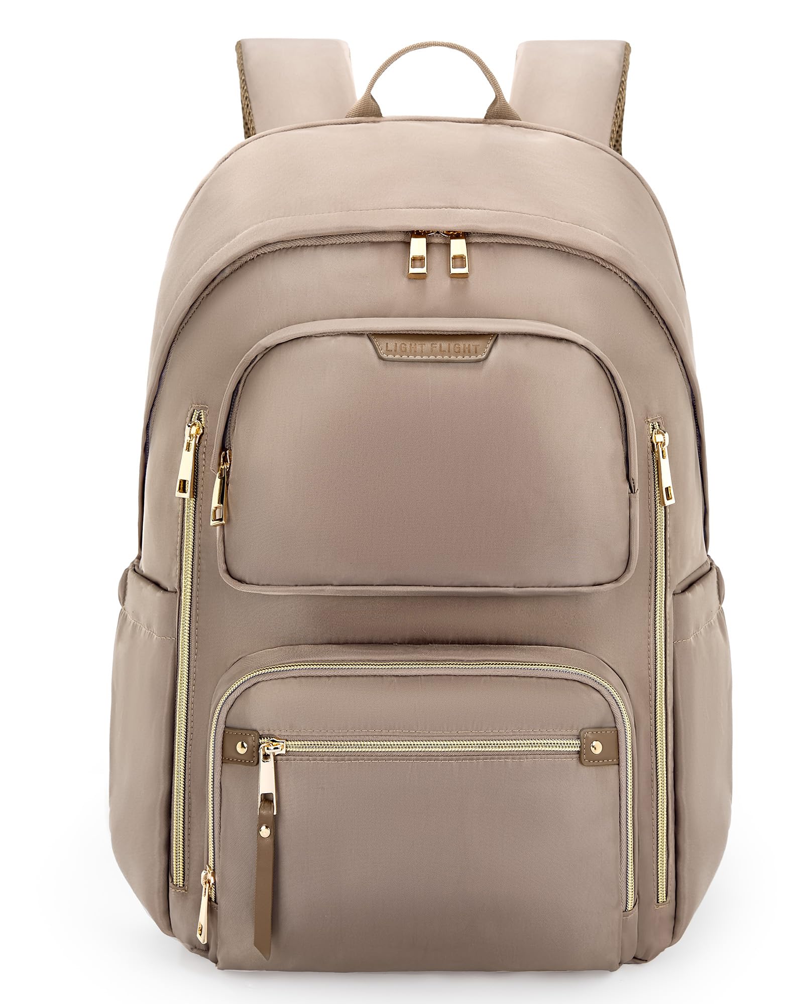 LIGHT FLIGHT Women's Laptop Backpack Fit for 15.6 Inch for Travel Work Business College, Large Capacity Stylish Bookbag with USB Port and