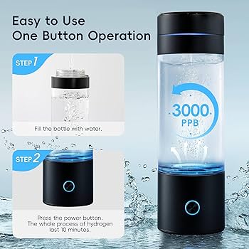 Amazon.com: GasClub Hydrogen Water Bottle Generator, 4-in-1