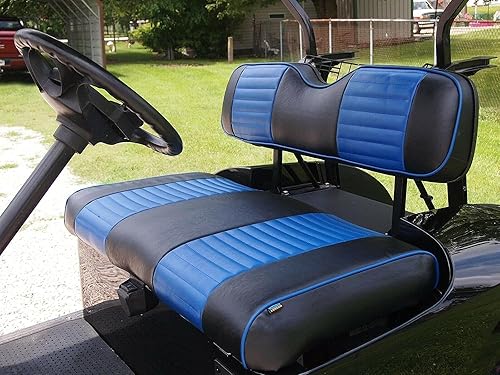 Miniatura 2 de Huskey - Fundas de asiento para carrito de golf delantero y trasero para EZGO y Club Carvarios colores, material de vinilo de grado marino,