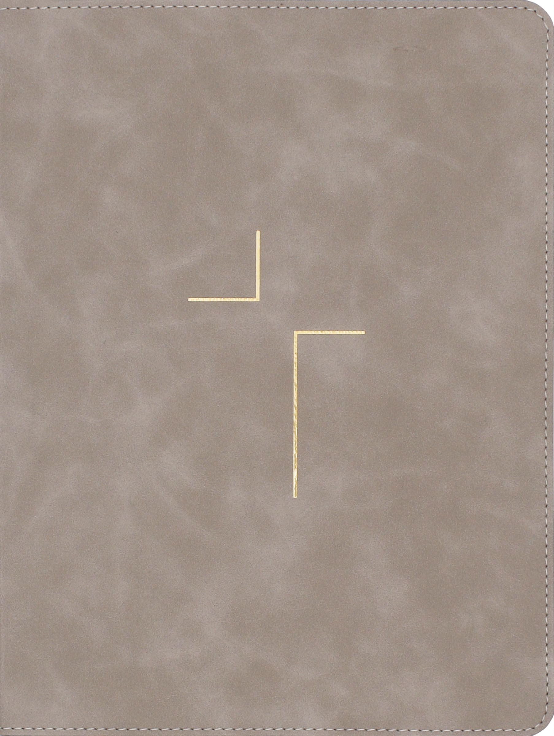 The Jesus Bible, ESV Edition, Leathersoft, Stone: Esv Edition, Stone