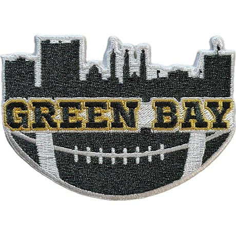 Green Bay Packers Patch, Sew on Embroidered Patch