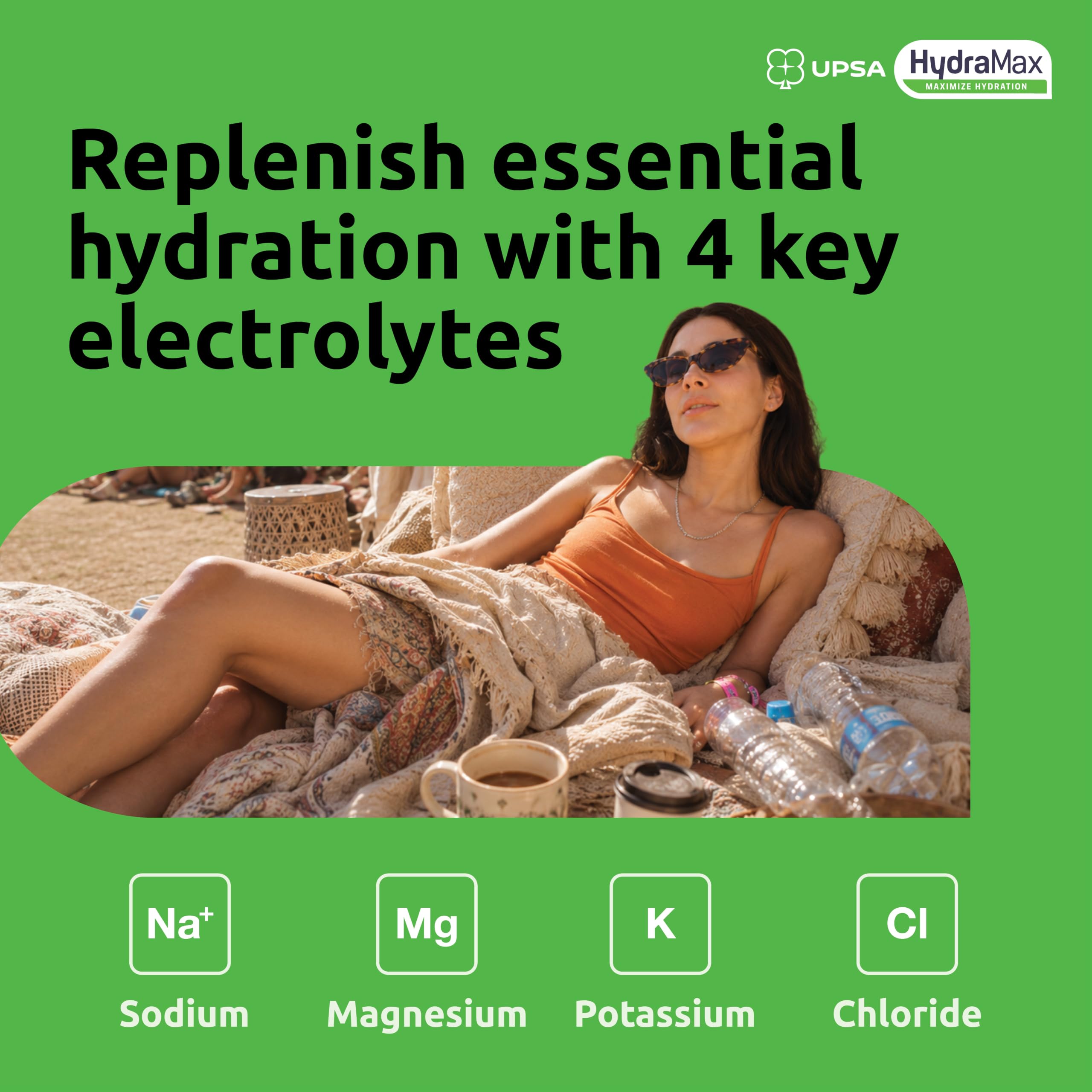 Upsa Hydramax Hydration + Detox Electrolytes Tablet – Effervescent Hydrating with 4 Essential Electrolytes, Vitamin C, Artichoke & Ginger Extracts,48 Count (Detox x3) — Amazon image 7