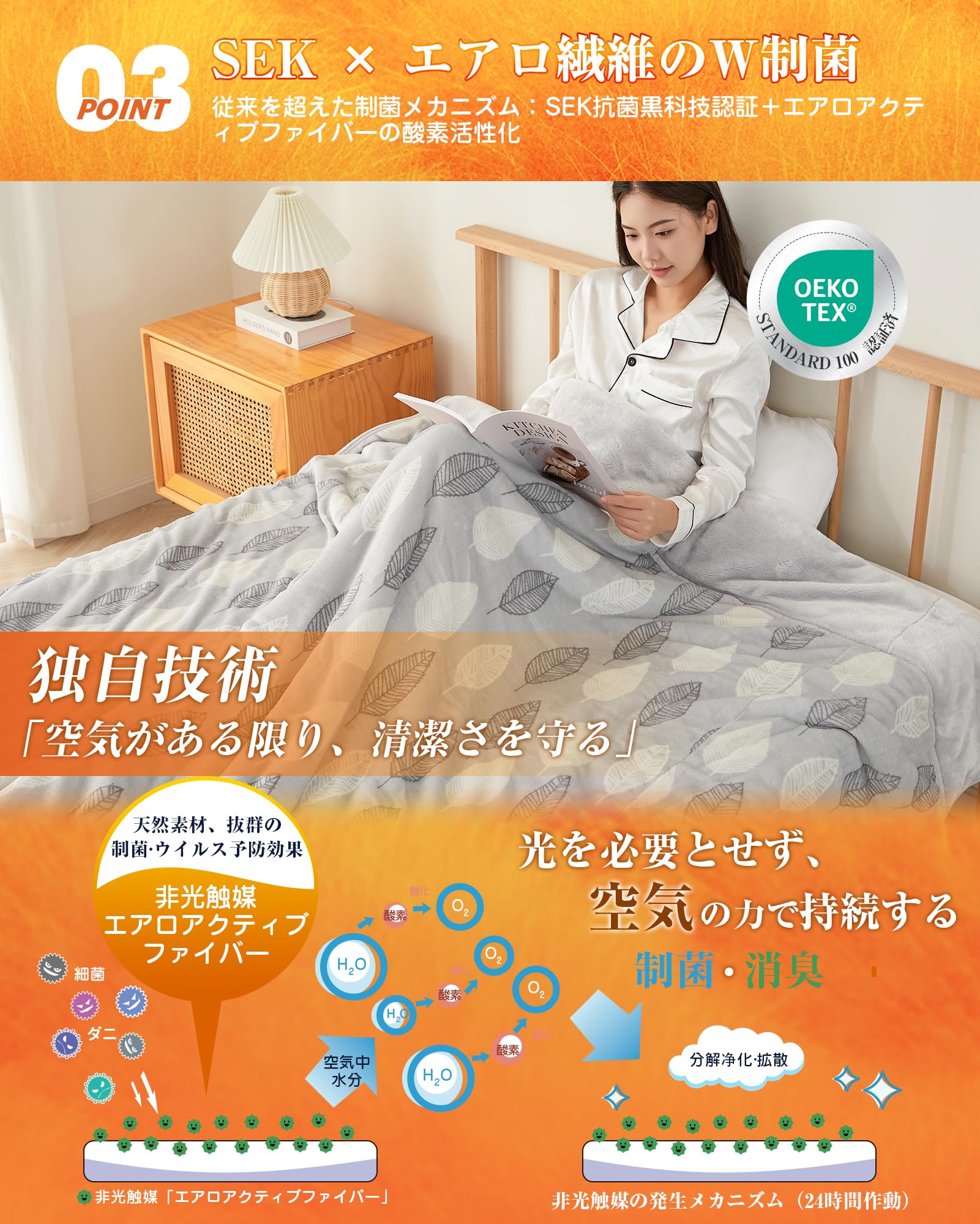 Amazon｜VK Living シンサレート毛布 厚手 シングル 冬用 【SUPER HOT