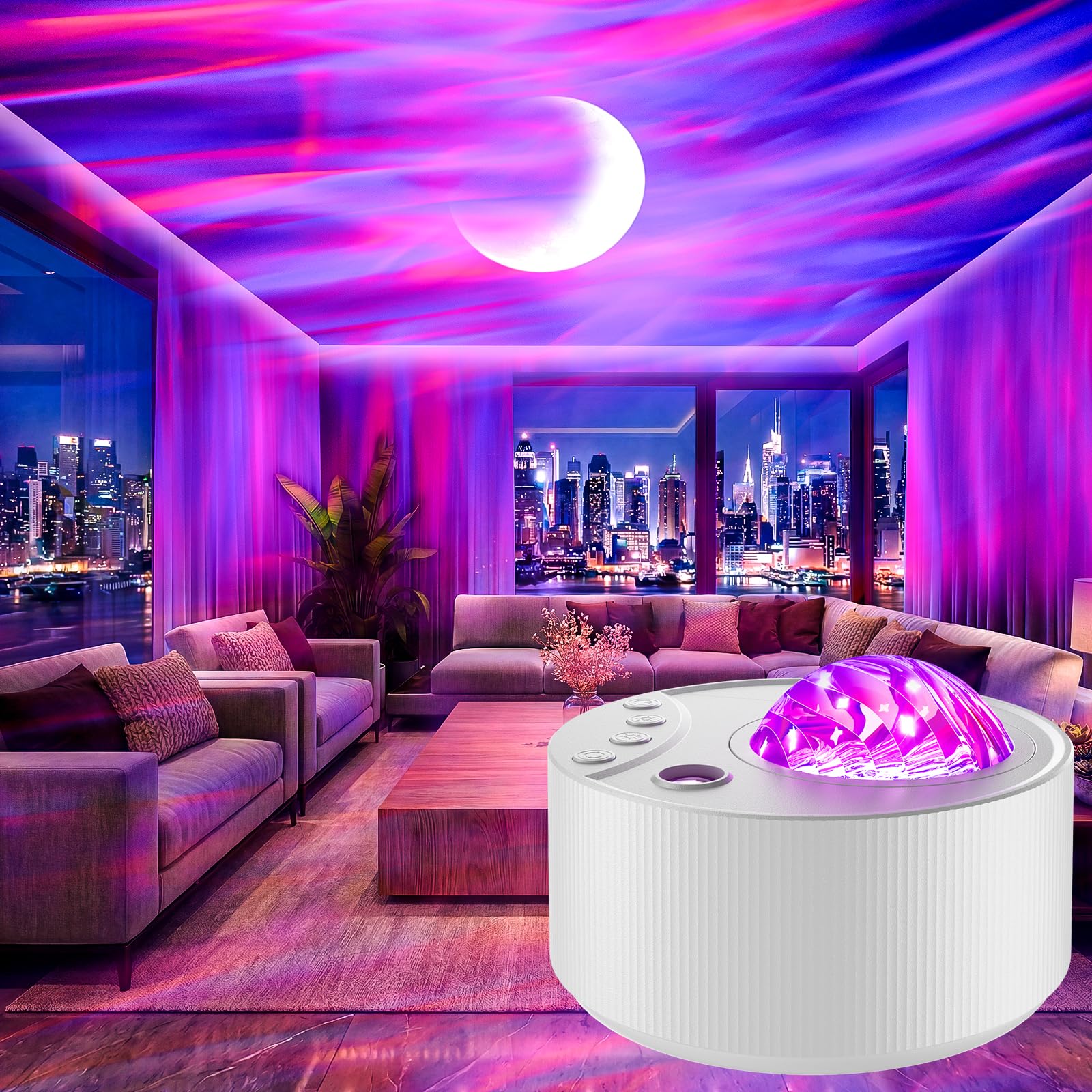 Northern Lights Projector Aurora Projector, 14 Color Kids Night Light