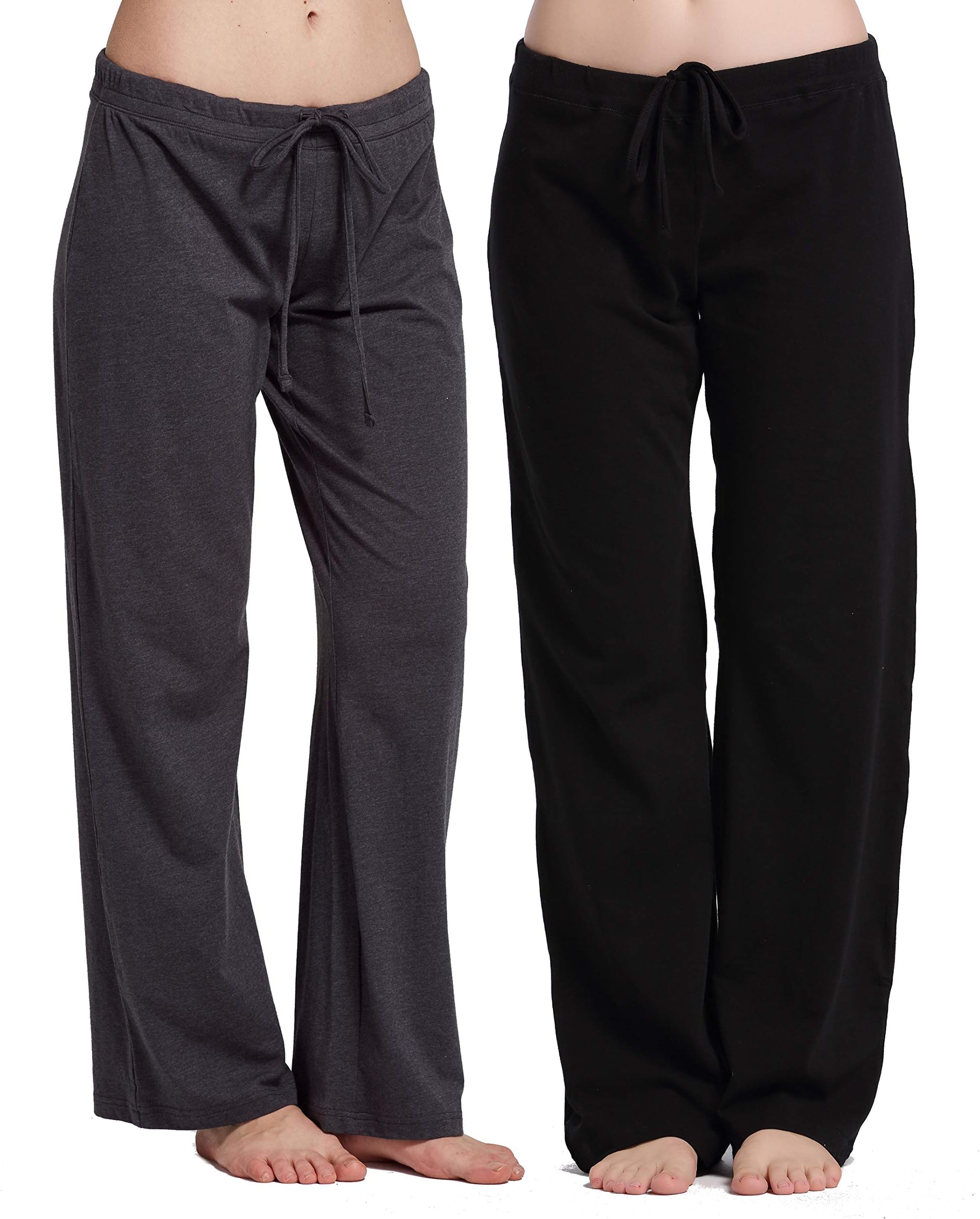 CYZ Womens Casual Stretch Cotton Pajama Pants Simple Lounge Pants