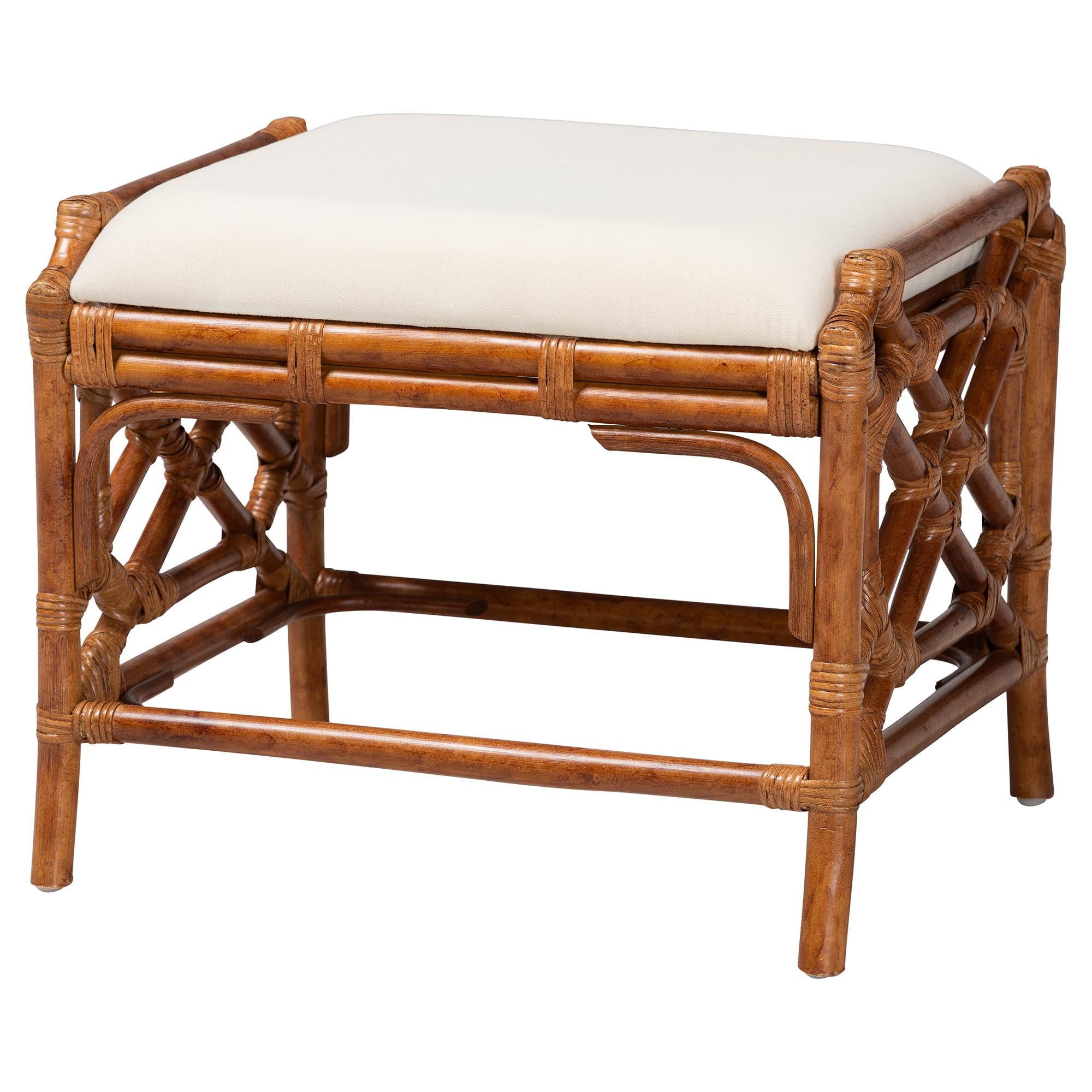 Amazon.com: Bali & pari Morley Marbled Tortoise Natural Rattan