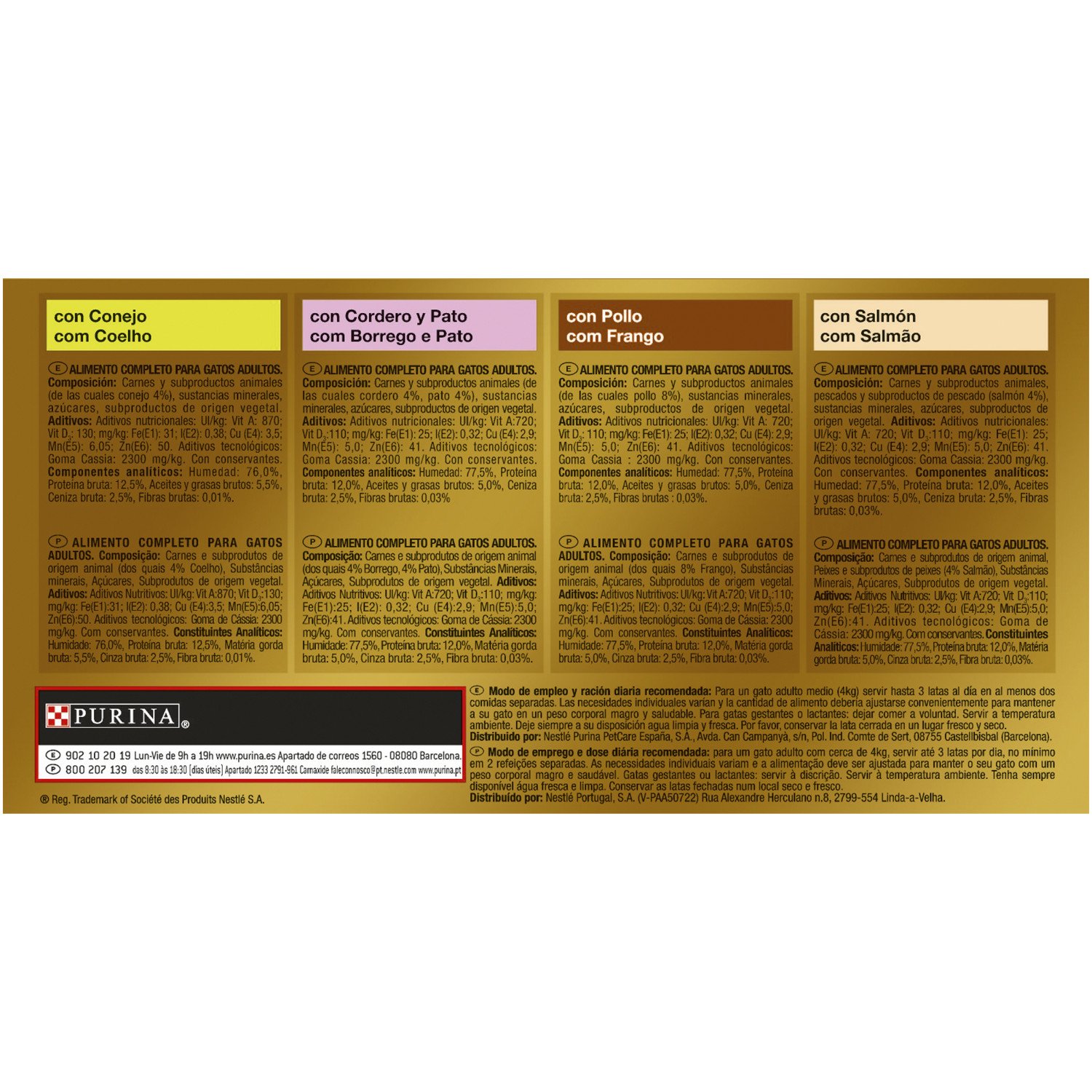 Gourmet - Gourmet Gold Pack Assortiment Terrine - 680 g