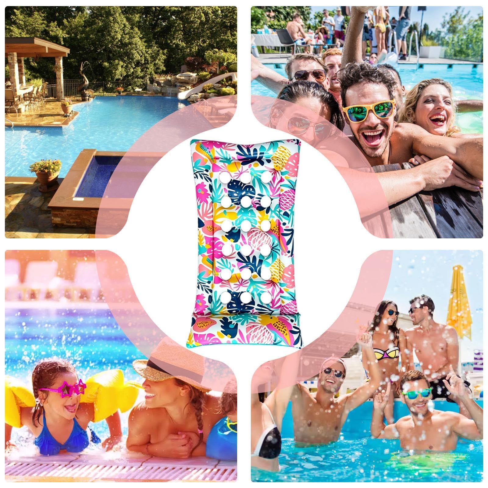 Flotteur De Piscine pour Adultes Gonflable à air Portable Ergonomique