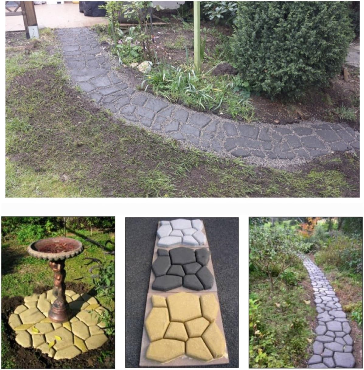 Amazon おしゃれな庭の歩道 Diy レンガ用のモールド 西洋風の小道 型取り プラスチック型 1個 農業 園芸用資材 Amazon おしゃれな庭の歩道 Diy レンガ用のモールド 西洋風の小道 型取り プラスチック型 1個 農業 園芸用資材