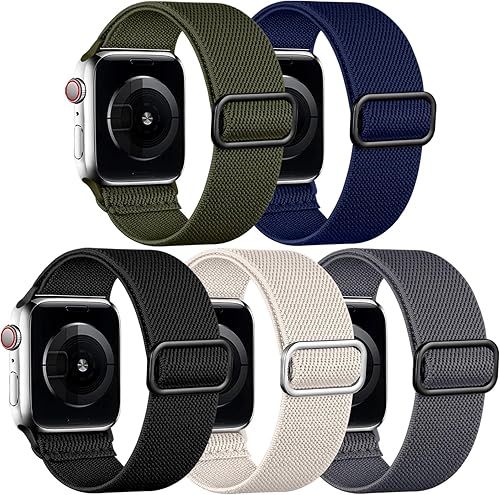 Easuny Bandas elásticas bohemias compatibles con Apple Watch de 1.5 pulgadas, 1.57 pulgadas, 1.65 pulgadas y de 1.73 pulgadas para mujeres, hombres