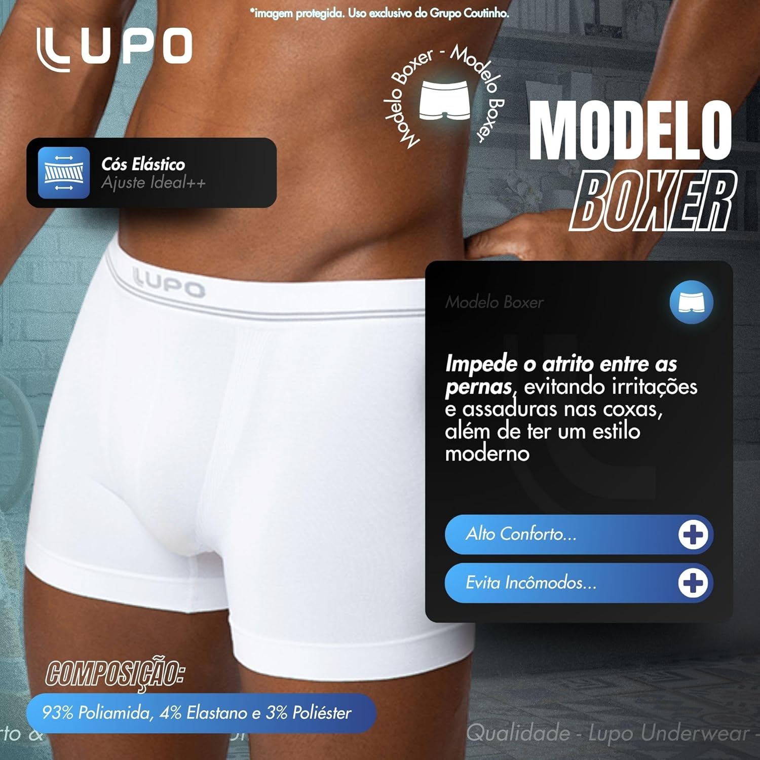 Cueca Boxer Lupo Sem Costura Microfibra Poliamida Masculina Original em promoção! Veja a oferta e mais achadinhos de Moda íntima 5 Hoje é o melhor dia para comprar Cueca Boxer Lupo Sem Costura Microfibra Poliamida Masculina Original com aquele preço maroto! Promoção! Aproveite a oferta! 5