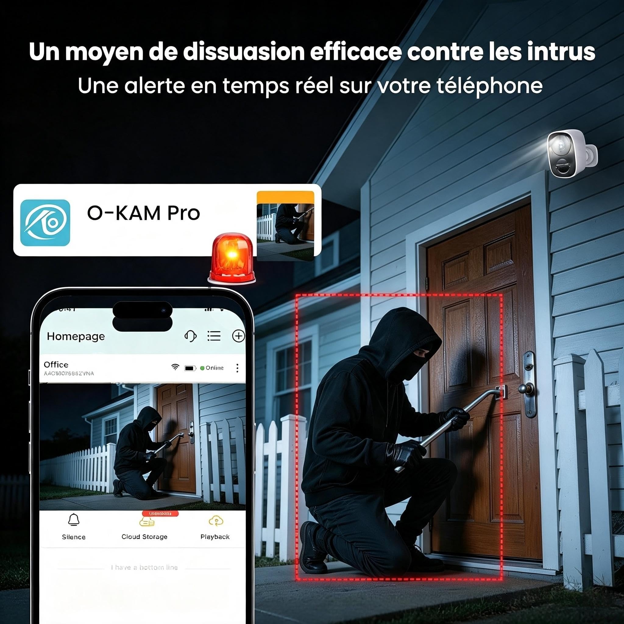 HITELLARCAM Caméra de Surveillance Extérieure sans Fil 2K 3MP, Wi-FI Bi-Bande 2.4G/5GHz, Batterie Rechargeable, Vision Nocturne Couleur, Détection de Mouvement AI PIR, Audio Bidirectionnel, IP66