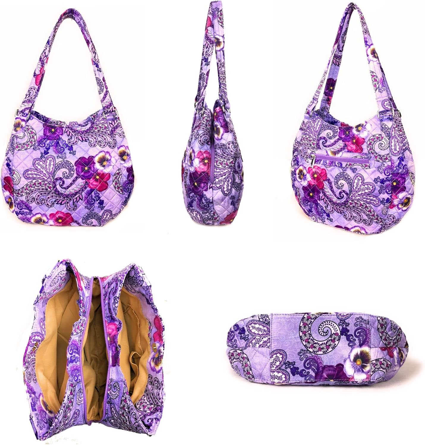 Quilted Shoulder Tote Bag Handbag - Image 5