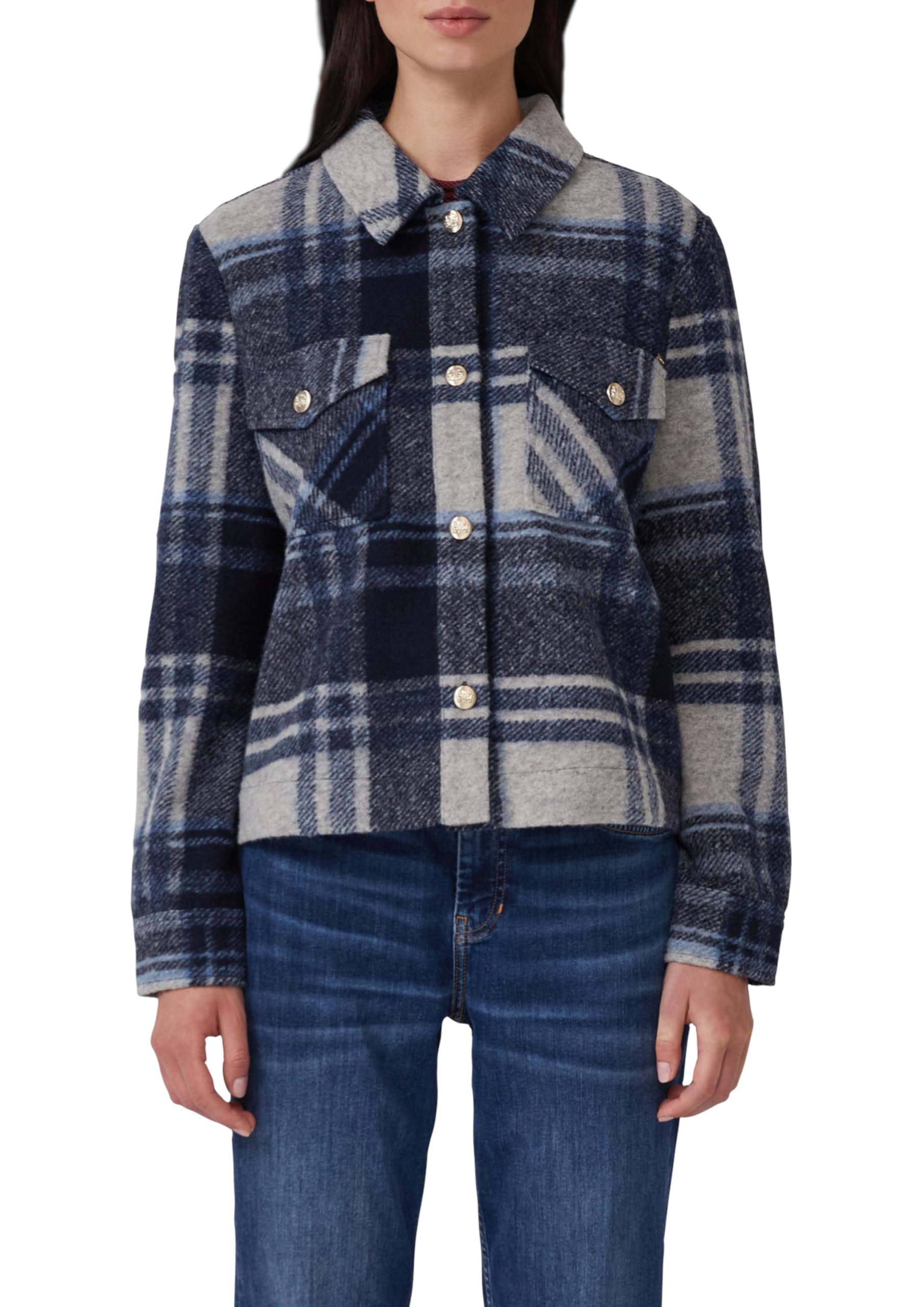 s.Oliver Leichte Wollmix-Jacke mit aufgesetzten Taschen
