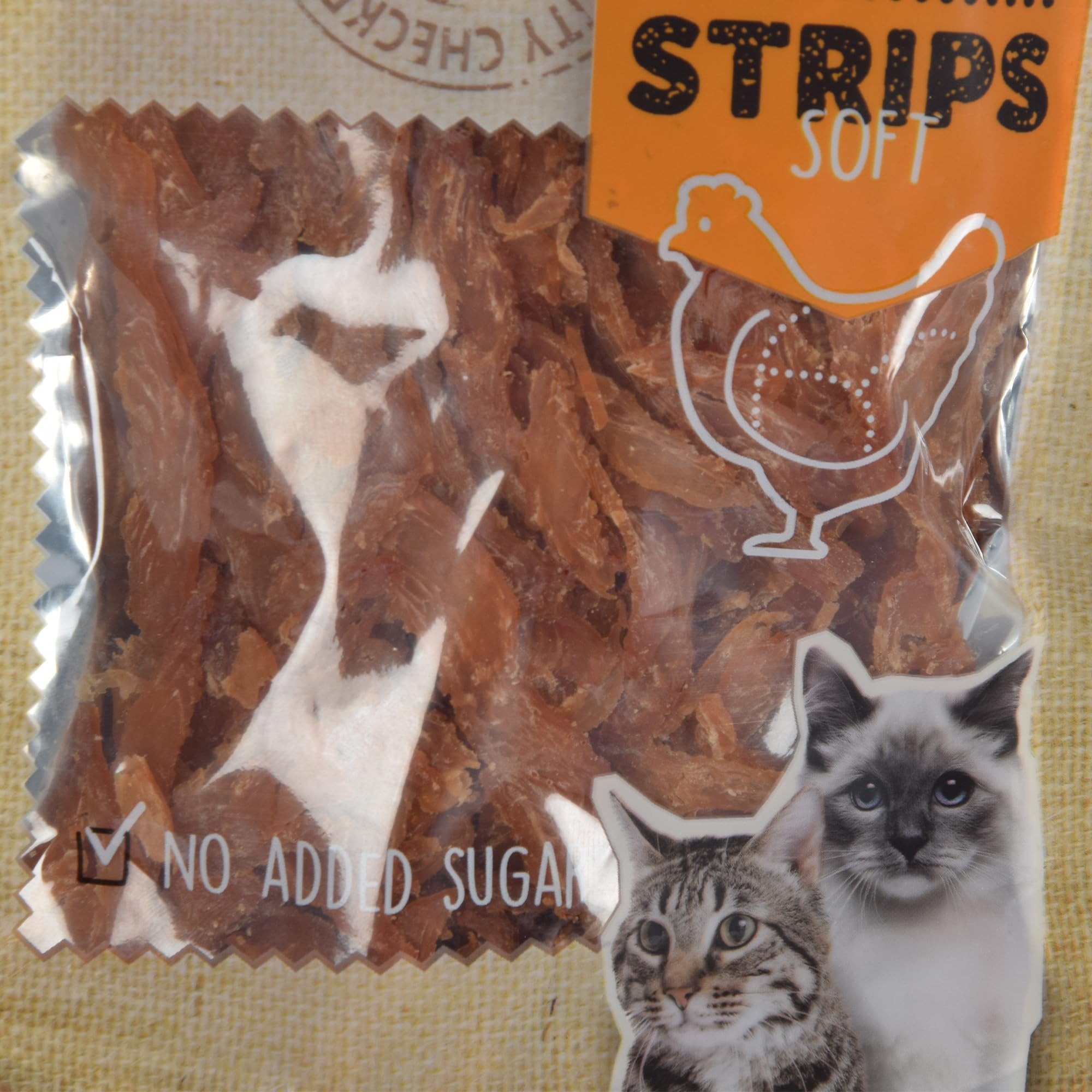 Mega Offre avec 9 Sacs de Snacks pour Chat Au Poulet | Sans Céréales Sans Sucre Ajouté | 85G Par Sac | Friandise Idéale Pour Chats Riches En Protéines, Délicieuses Et Saines Avec Ingrédients