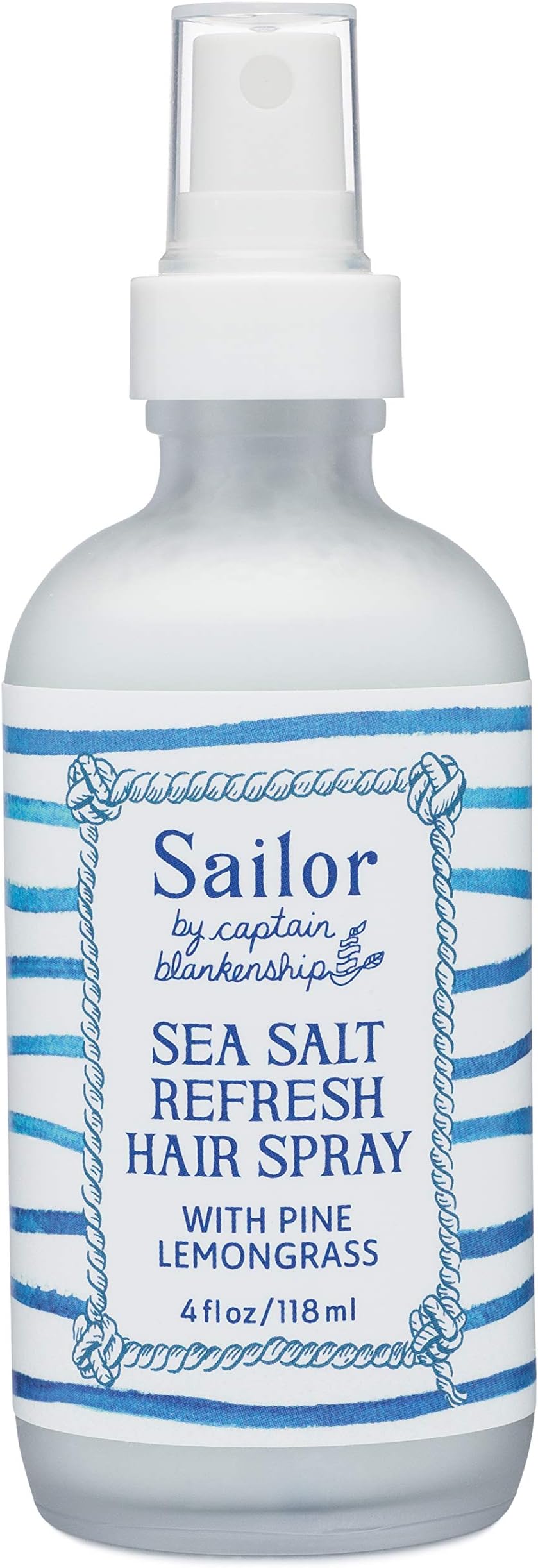 Captain Blankenship Sailor Sea Salt Refresh Hair Spray, Texturizing and Volumizing, Oil Absorbing, Hydrating, 4 Ounce Spray Bottle, 1 Count