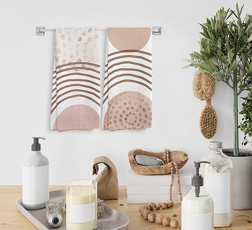 Miniatura 207 de You are My Sunshine - Juego de 2 toallas de cocina y paños de cocina y paños de cocina bohemios absorbentes, toallas de mano para baño y cocina