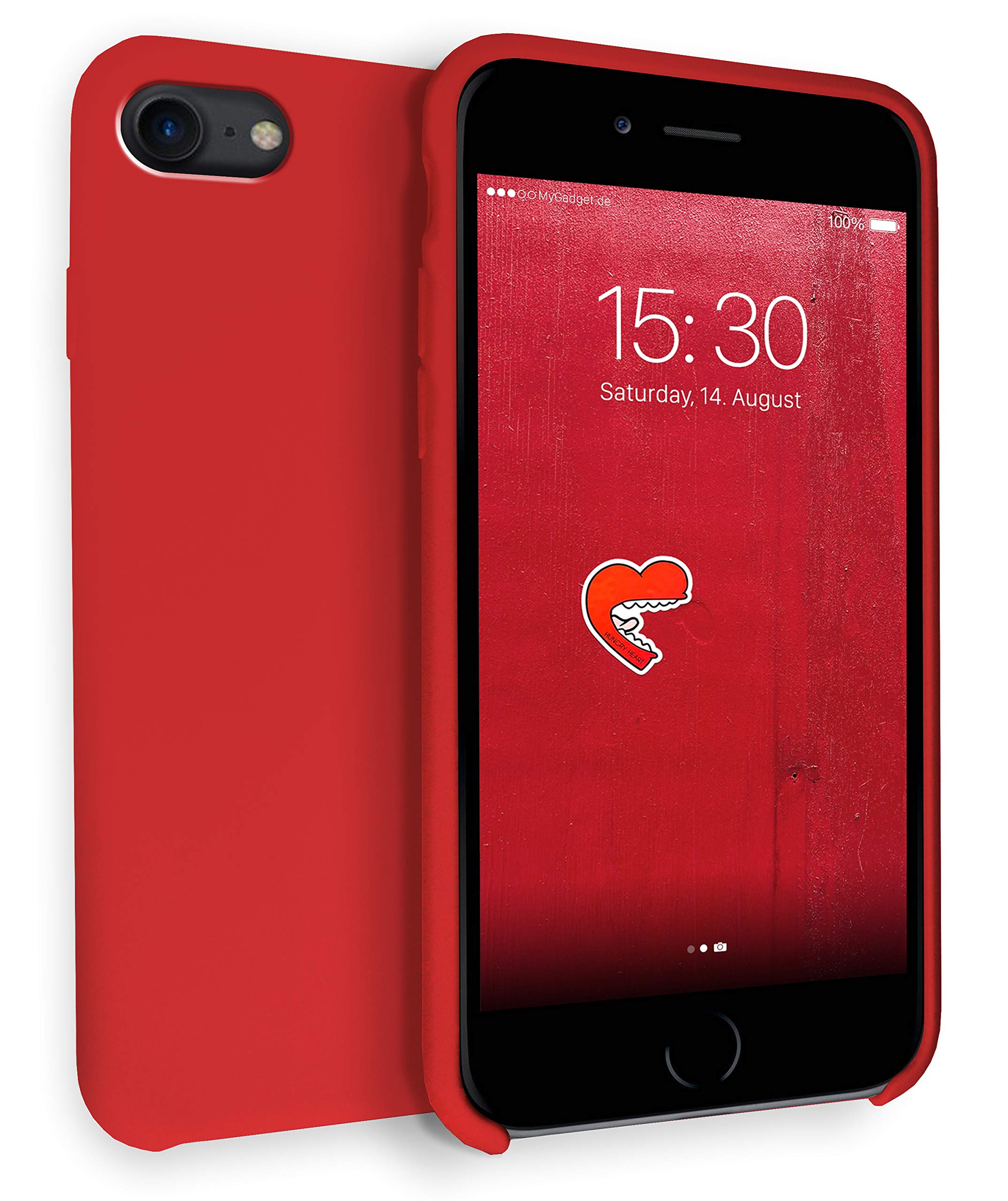 Custodia In Similpelle Per IPhone 7/8 Con Doppia Tasca Porta Carte - MyGadget Marrone - 3