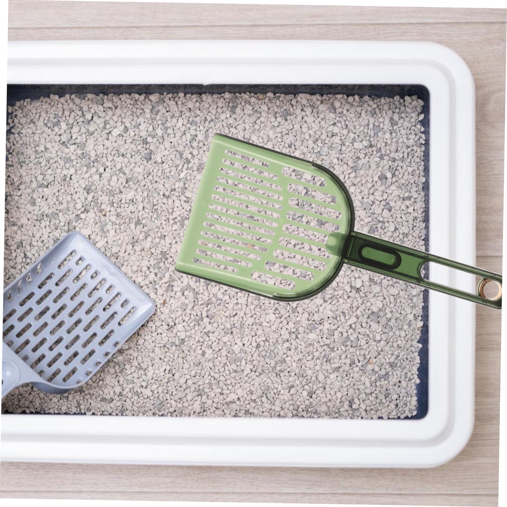 YARNOW 4 Pz Paletta per lettiera per Gatti raccoglitori di lettiere per Animali Domestici Paletta per rifiuti Lunga Pala per Gatti Pala per lettiera per Animali Domestici plastica ABS