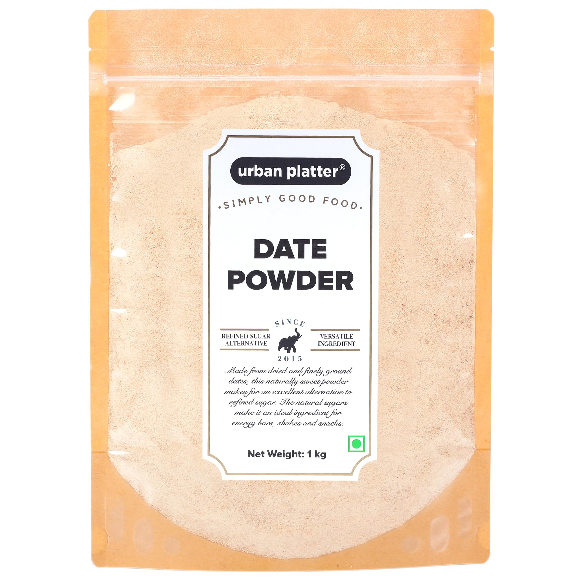 Urban Platter Arabian Dried Date Powder, 1kg (Super-Fine Kharek Powder | Perfect Sweetener | Free-Flowing | Date Sugar) (B09LH8XFVJ) Amazon Price History, Amazon Price Tracker