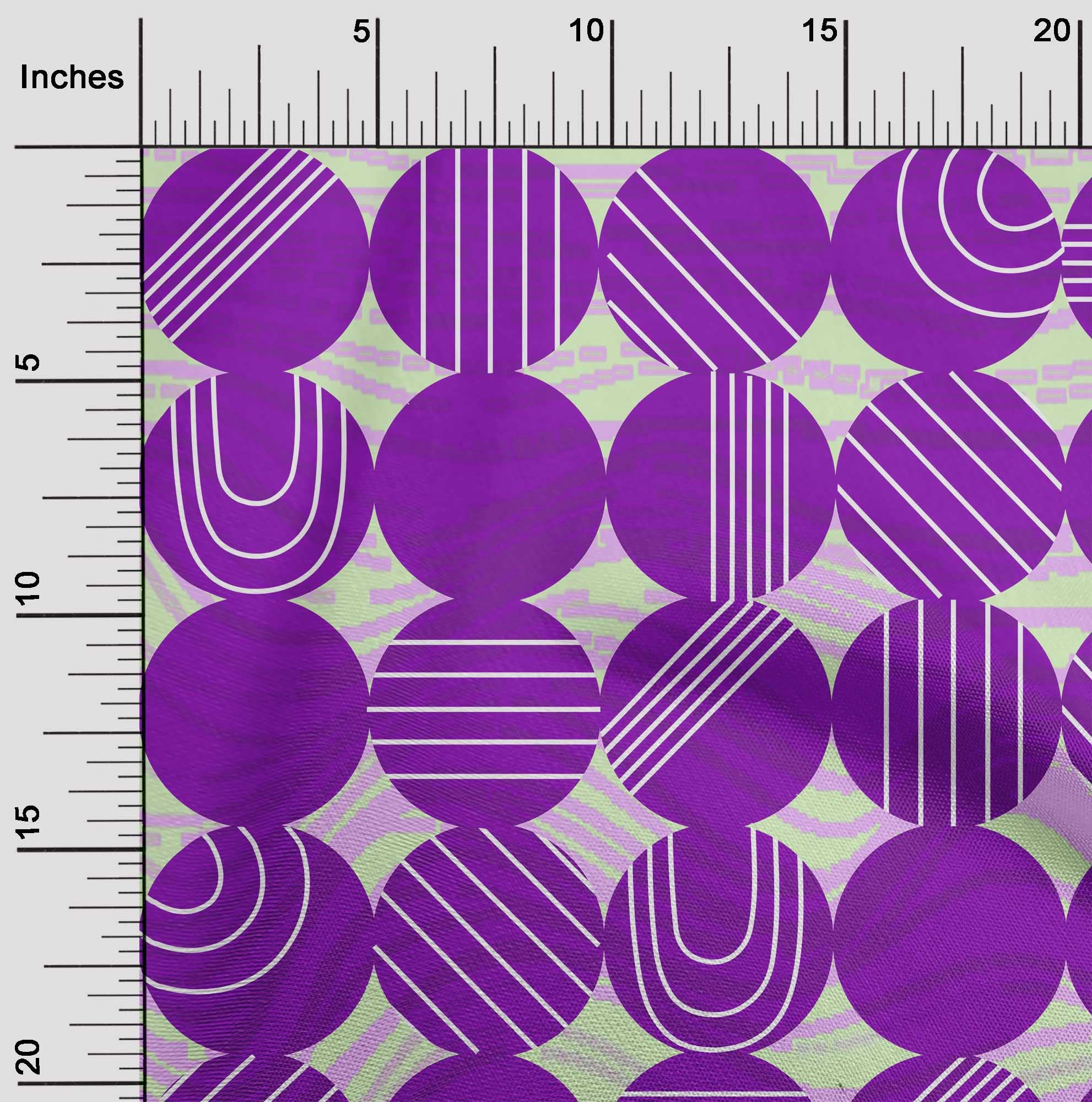 Tessuto Chiffon Di Viscosa Viola OneOone - Stoffa Per Cucito Abbigliamento Fai Da Te, 42 Pollici Di Larghezza, Stampato Al Metro