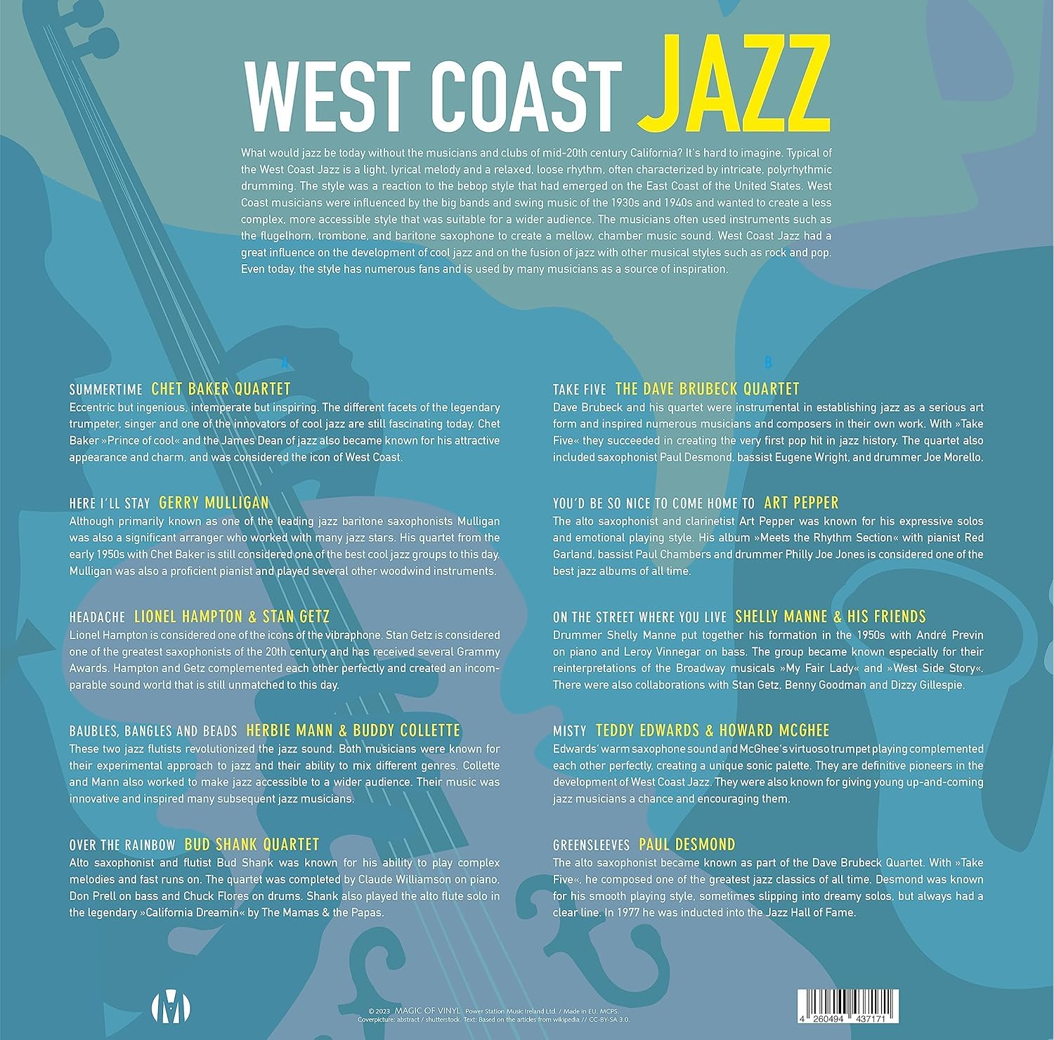 Colección Jazz - East Coast Jazz / West Coast Jazz