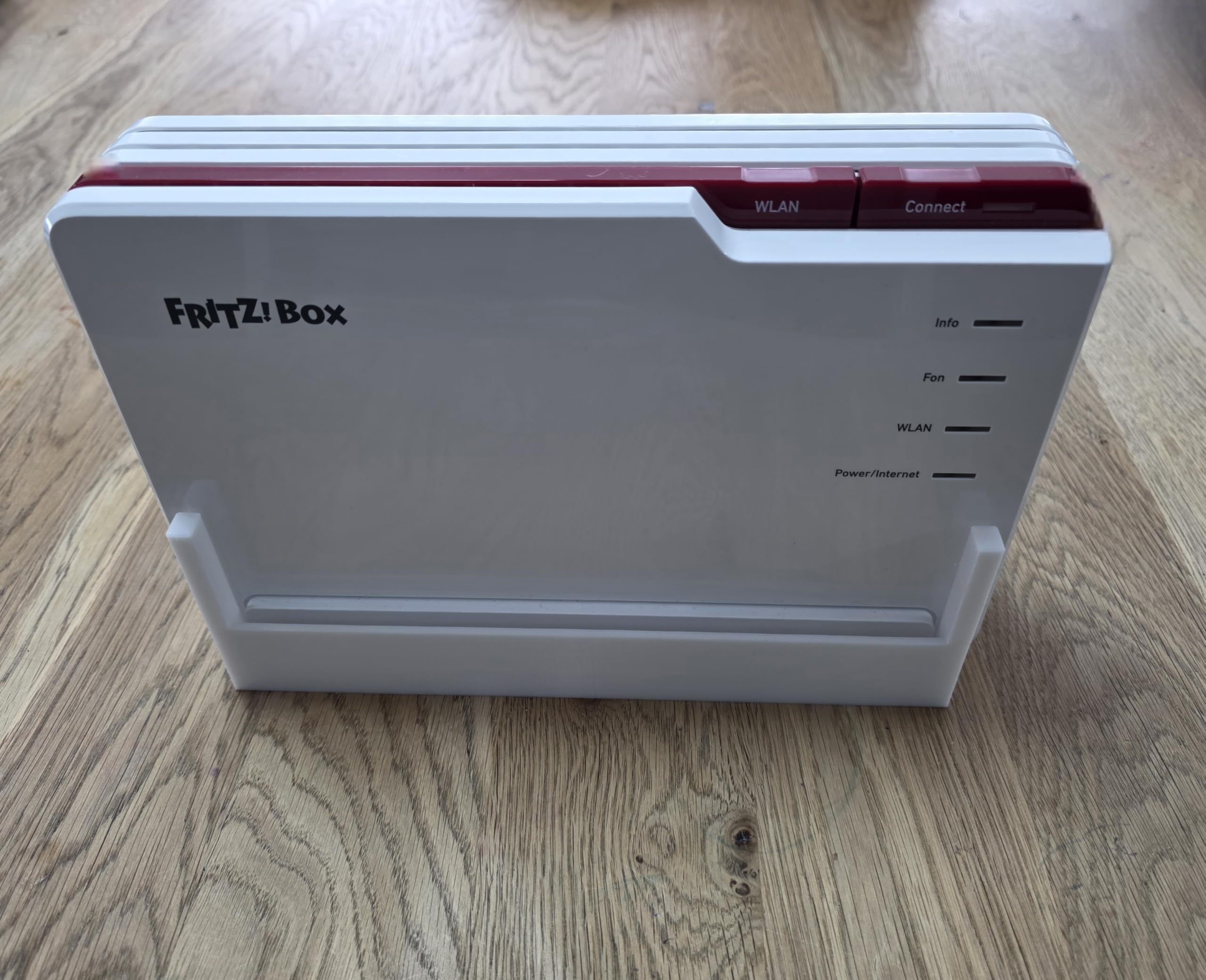 Simply Clever Premium Wandhalter AVM FRITZBox 5690 Pro passend für das Lochbild der Skadis Lochplatte