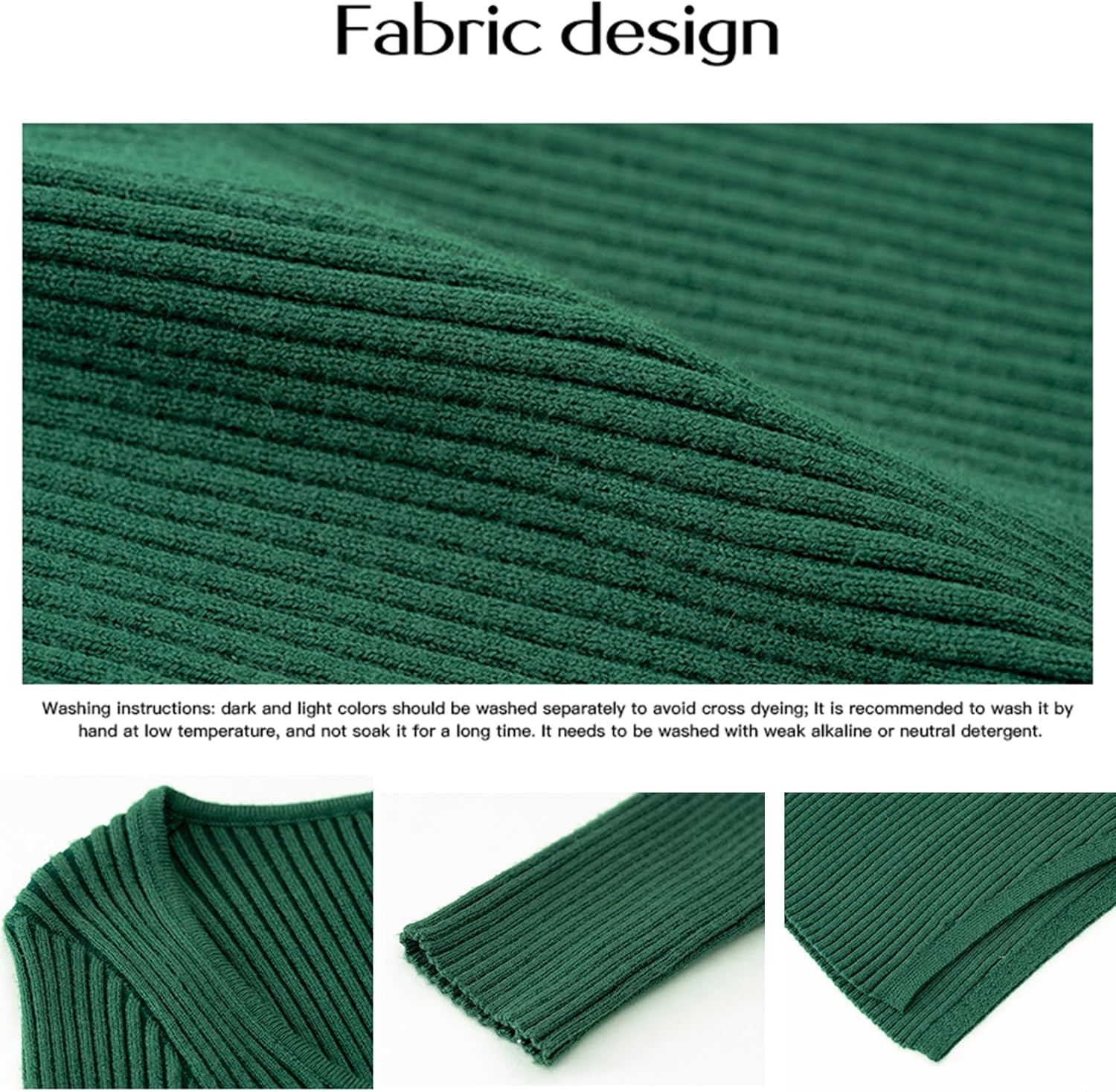 Bodycon Sweater Dress Square Neck Long Sleeve Ribbed Knit Midi Dress for Women - Image 4