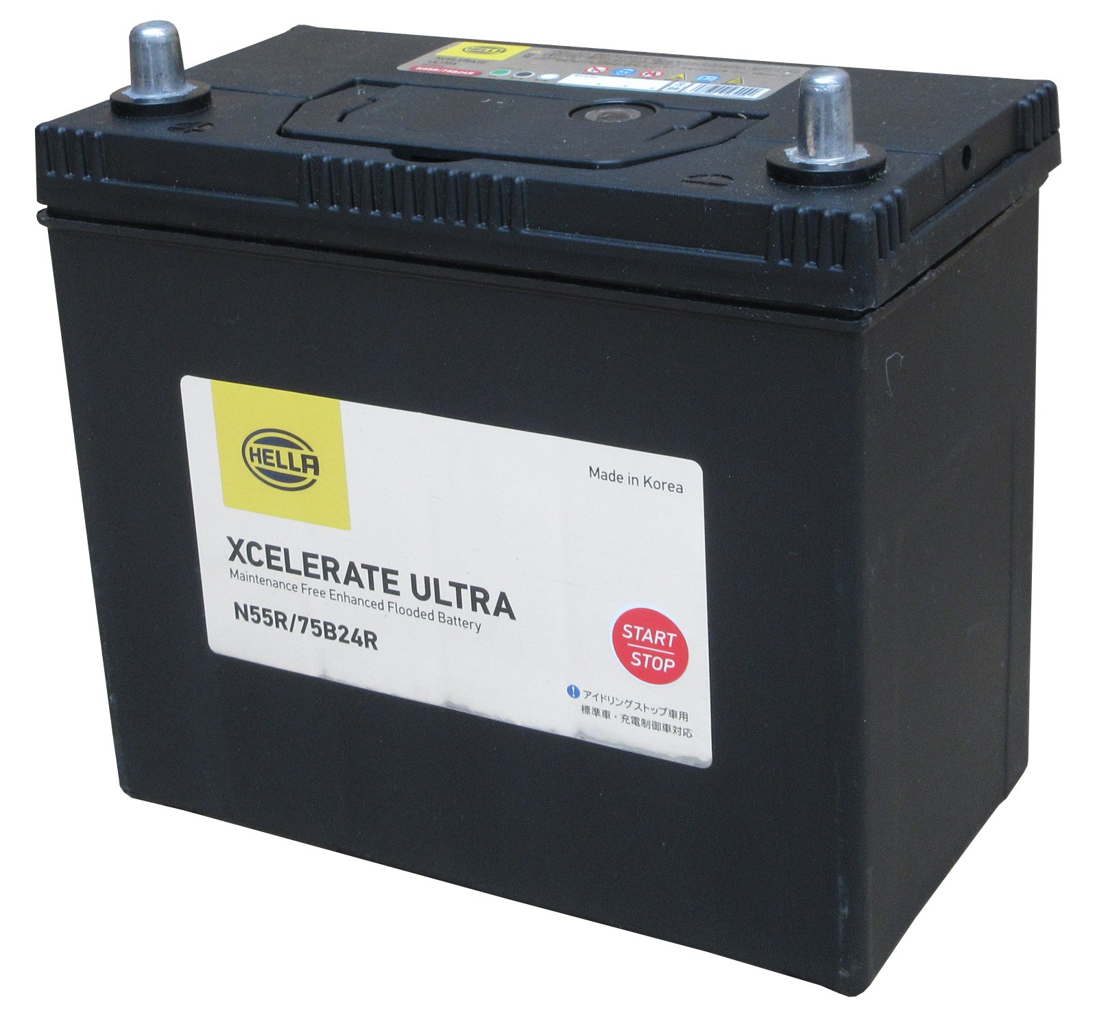 Amazon | HELLA[ヘラー] 国産車 バッテリー 75B24R/N-55R | カー 
