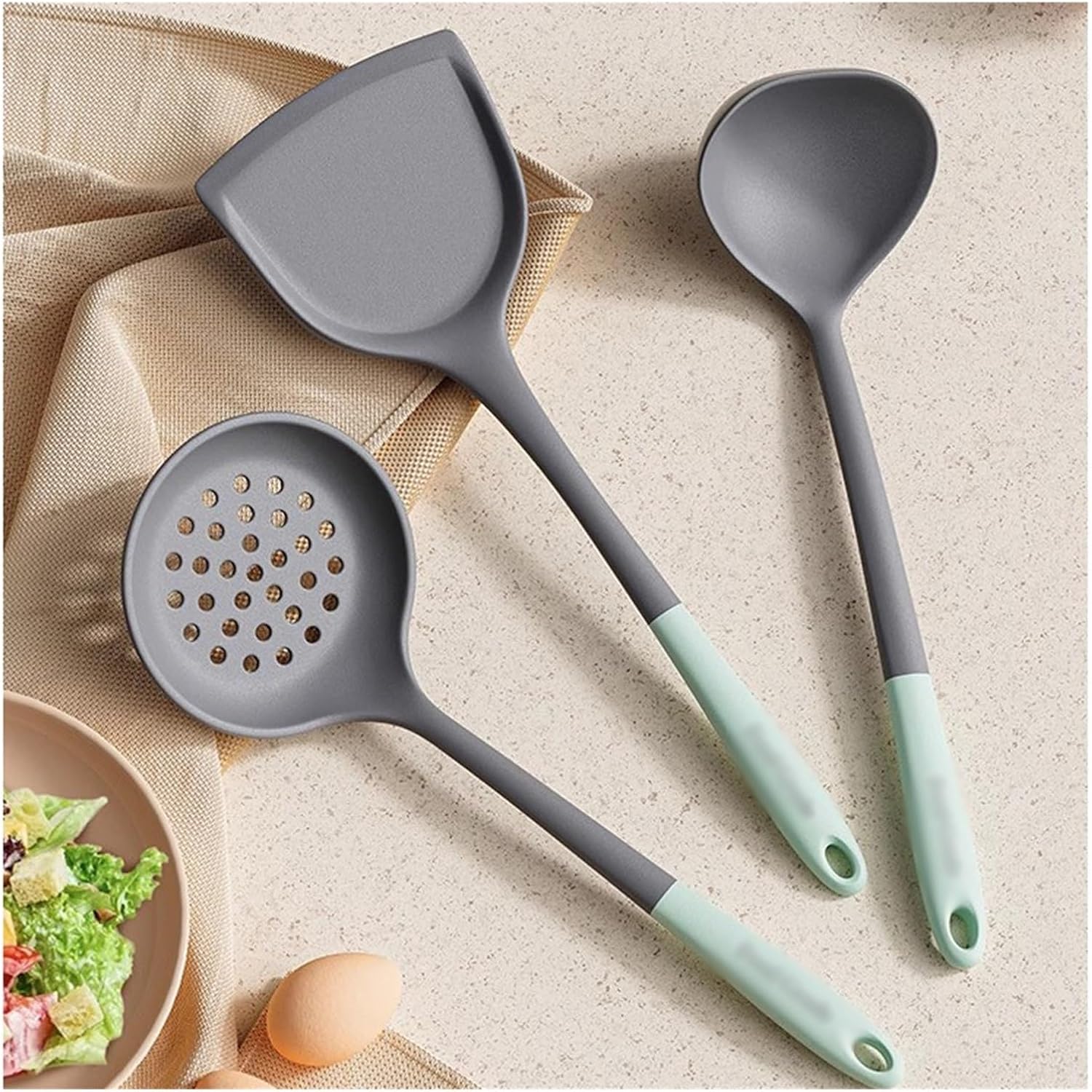 Thickened Anti-scalding Rice Spoon Frying Shovel Kitchenware Set Kitchen