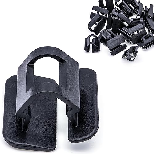 Rexka 20 clips de retención de aislamiento de capó para Volvo 9182822 C30, C70, S40, S60, S60 Cross Country, S70, S80, S90, V50, V60, V60 Cross