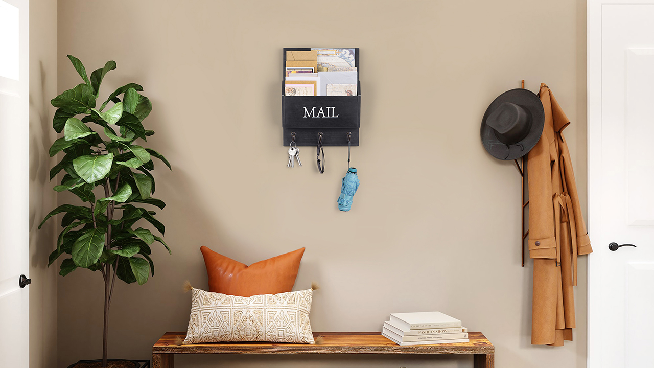 Amazon.com: DLQuarts Mail Organizer with Key Holder for Wall