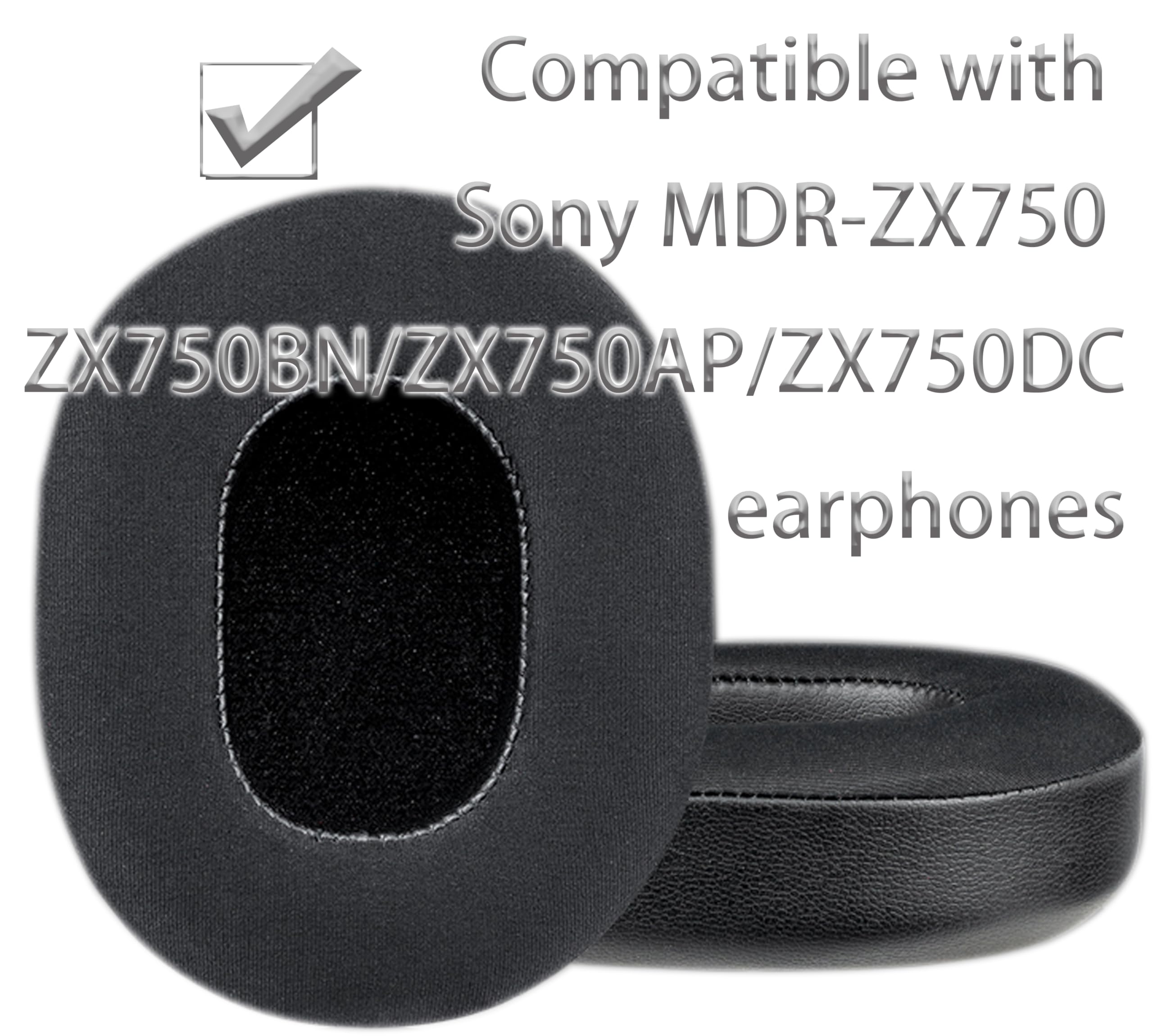 SONY ヘッドフォンカバー イヤーパッド MDR-ZX750 用 Amazon | Linpearl 交換用イヤーパッドは、Sony MDR-ZX750 (ZX750BN