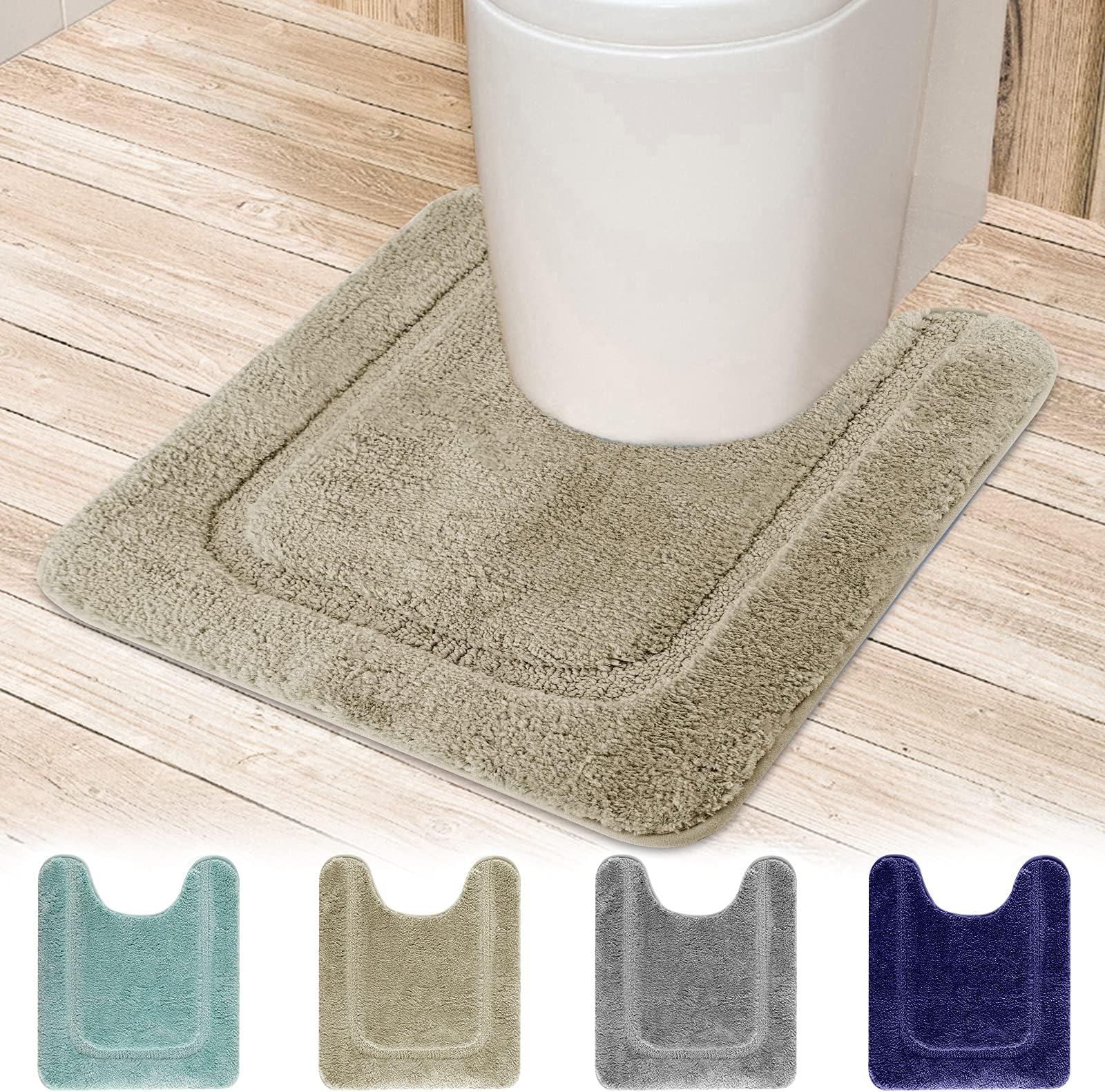 Amazon｜センコー シャマル ロングトイレマット 約75×60cm ベージュ 63595｜トイレマット・タンクカバー ホーム＆キッチン