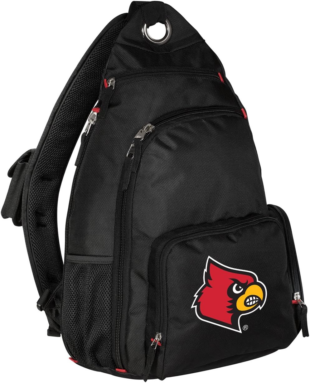 Broad Bay University of Louisville Backpack Single Strap Louisville Cardinals Sling Backpack