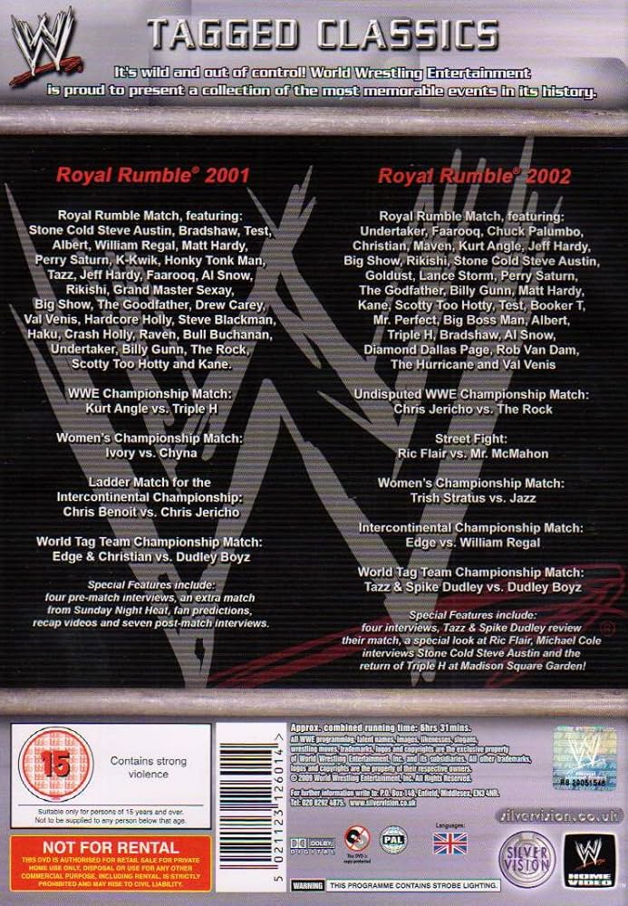 【レアあり】☆WWE DVD 8本セット 2001〜2005☆ レアあり】☆WWE DVD 8本セット 2001〜2005☆ Top 20 Rarest WWE