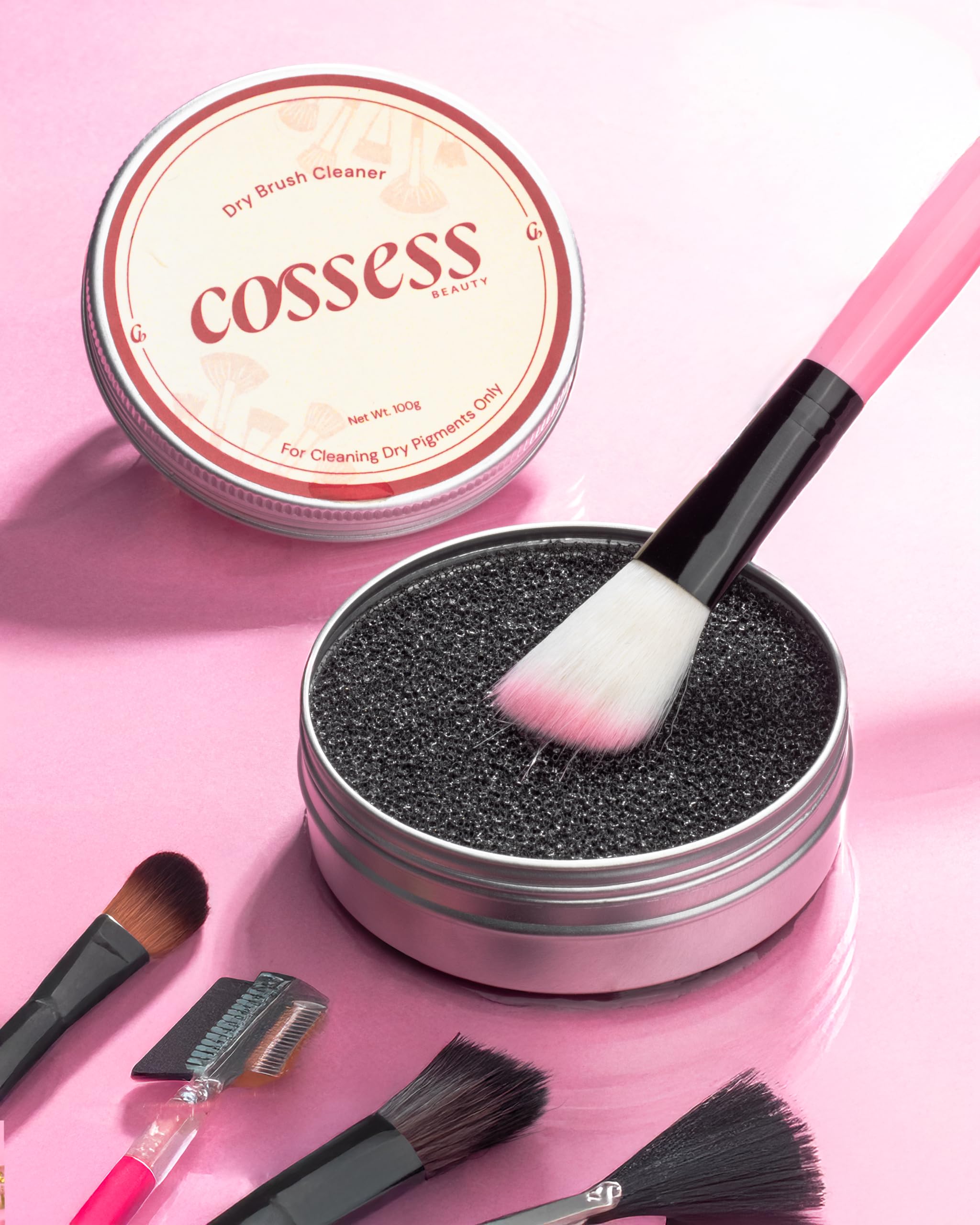 dry make up brush cleaner| ideal for dry pigments like blush, eyeshadow etc | cleans makeup brush like a pro | Makeup Brush Cleanser-image-41