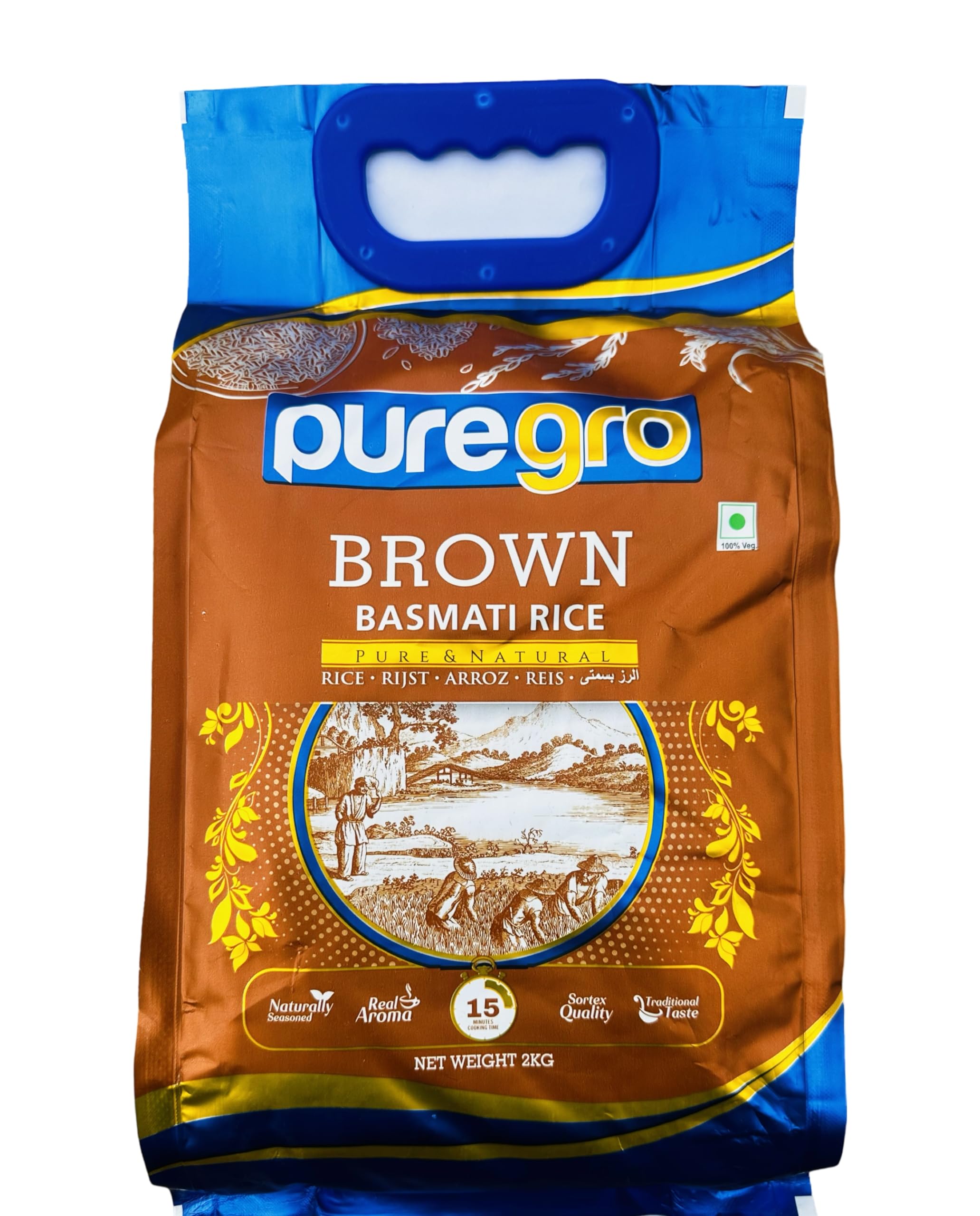 Puregro Brown Basmati Rice 2kg