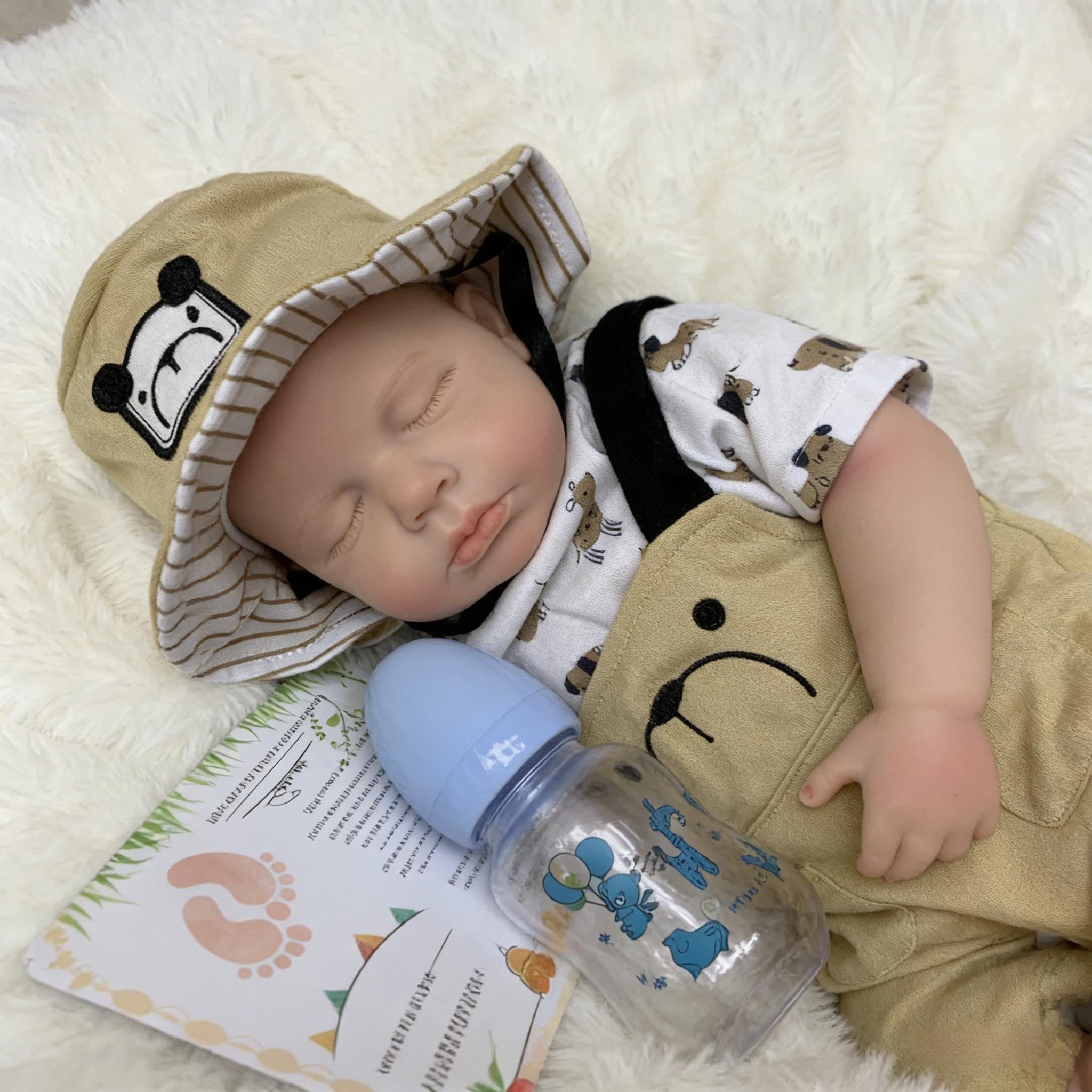 RXDOLL Realistyczne lalki Reborn Baby Dolls Boy silikonowe na całe ciało, winylowe, prawdziwe życie, noworodek, lalka, wygląda prawdziwie, anatomicznie poprawnie, lalki dla dzieci od 3+