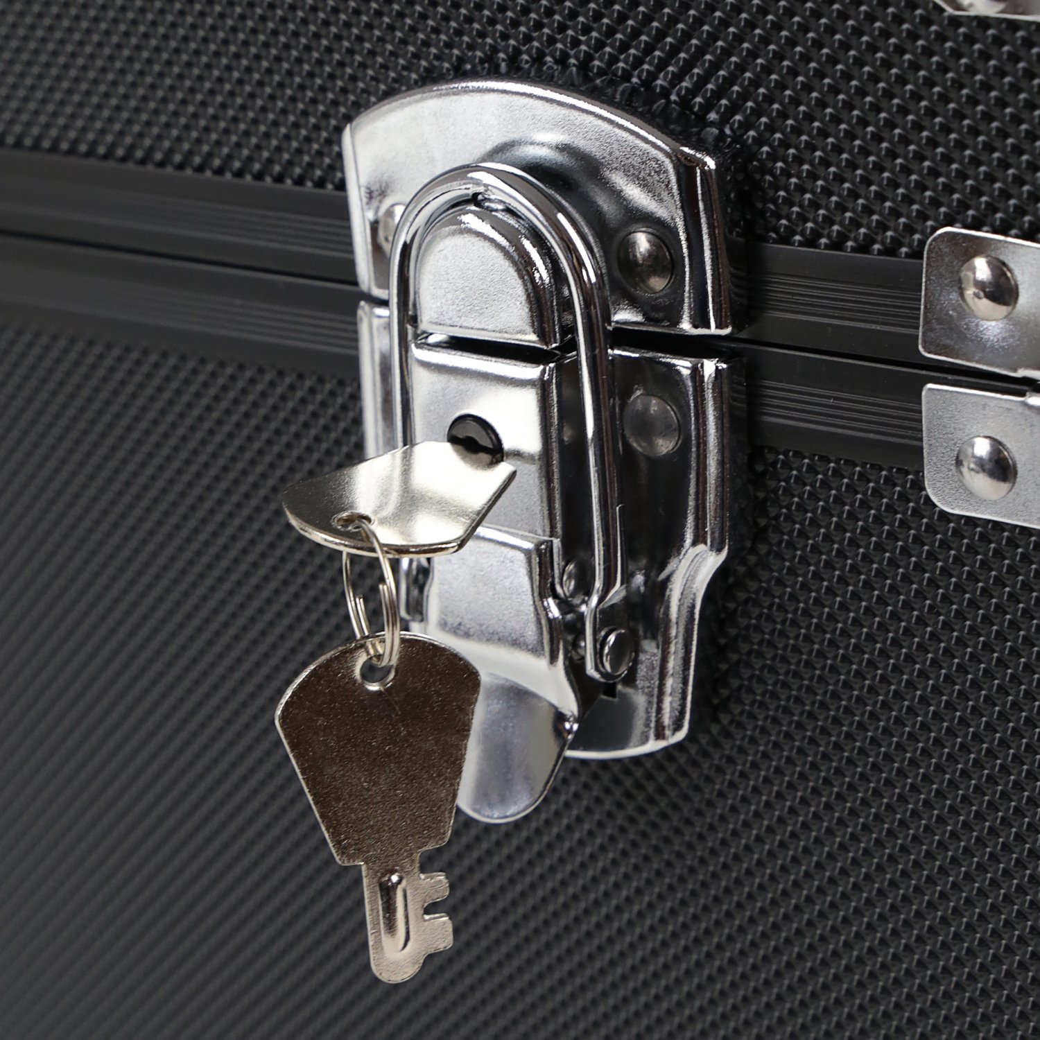 HMF 14801-02 Valise de transport en aluminium, coffre de rangement, compartiments individuels, 40 x 27,5 x 23,5 cm