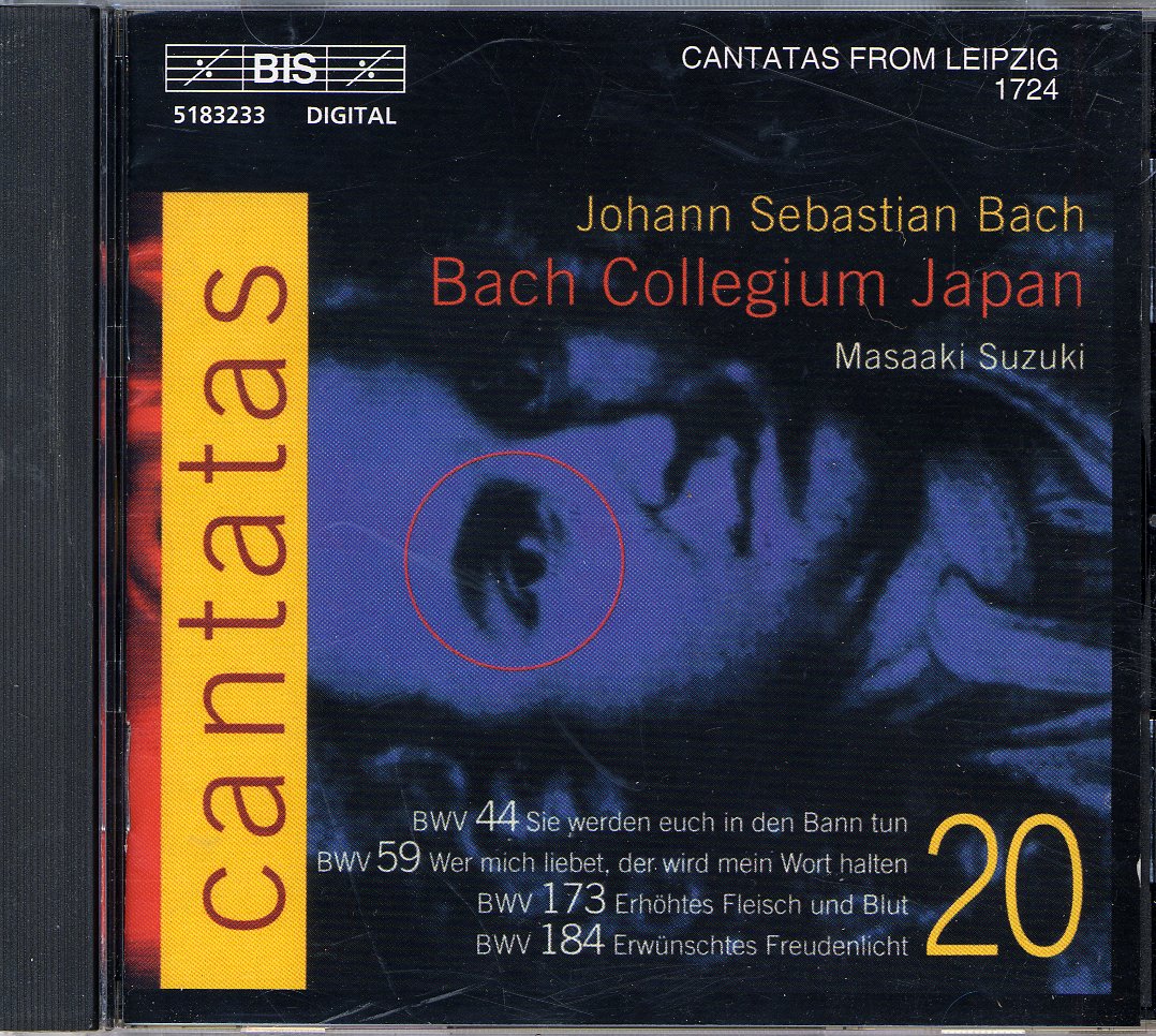 Bach: Cantatas, Vol 20 (184, 173, 59, 44) /Bach Collegium Japan · Suzuki
