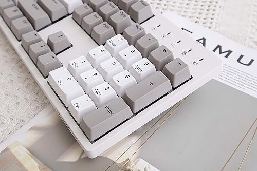 Miniatura 8 de DURGOD Teclado mecánico para juegos con interruptor Cherry MX Speed Silver Switch USB C Interface Tenkeyless 104 teclas PBT Teclas antifantasma para